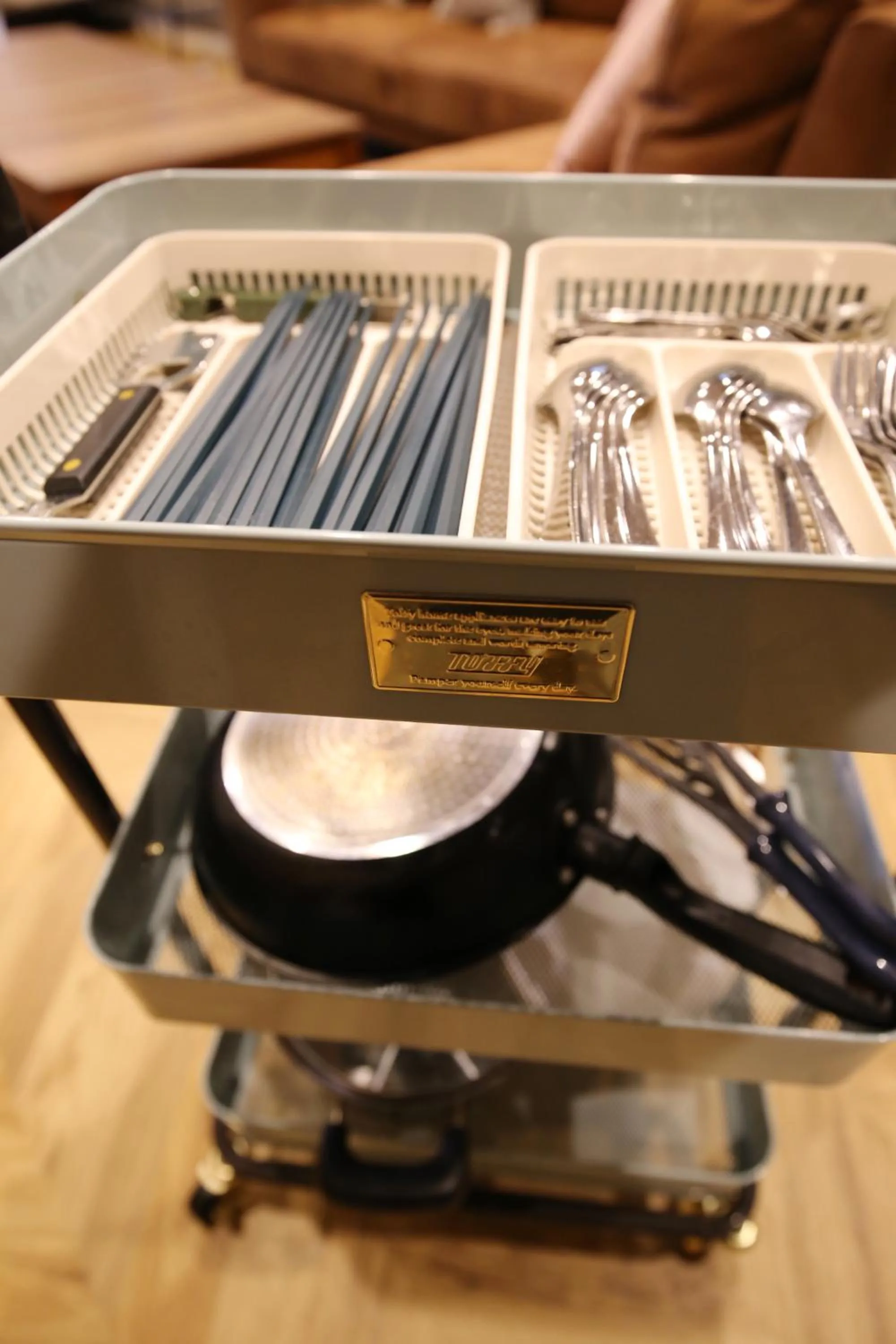 Kitchen or kitchenette in TABISAI HOTEL Luxe 博多