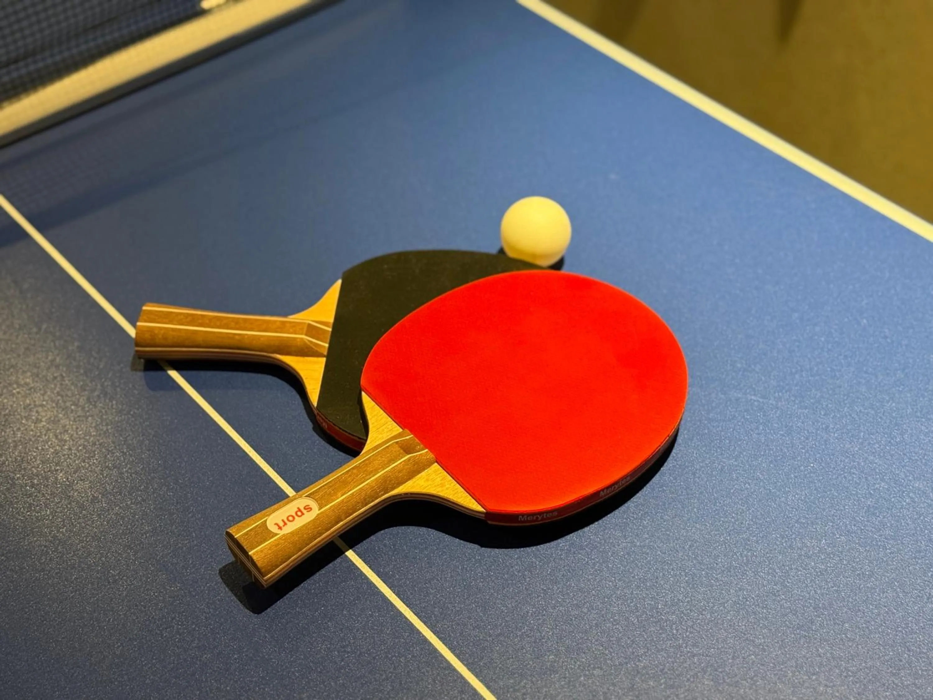 Table tennis in TABISAI HOTEL Luxe 博多