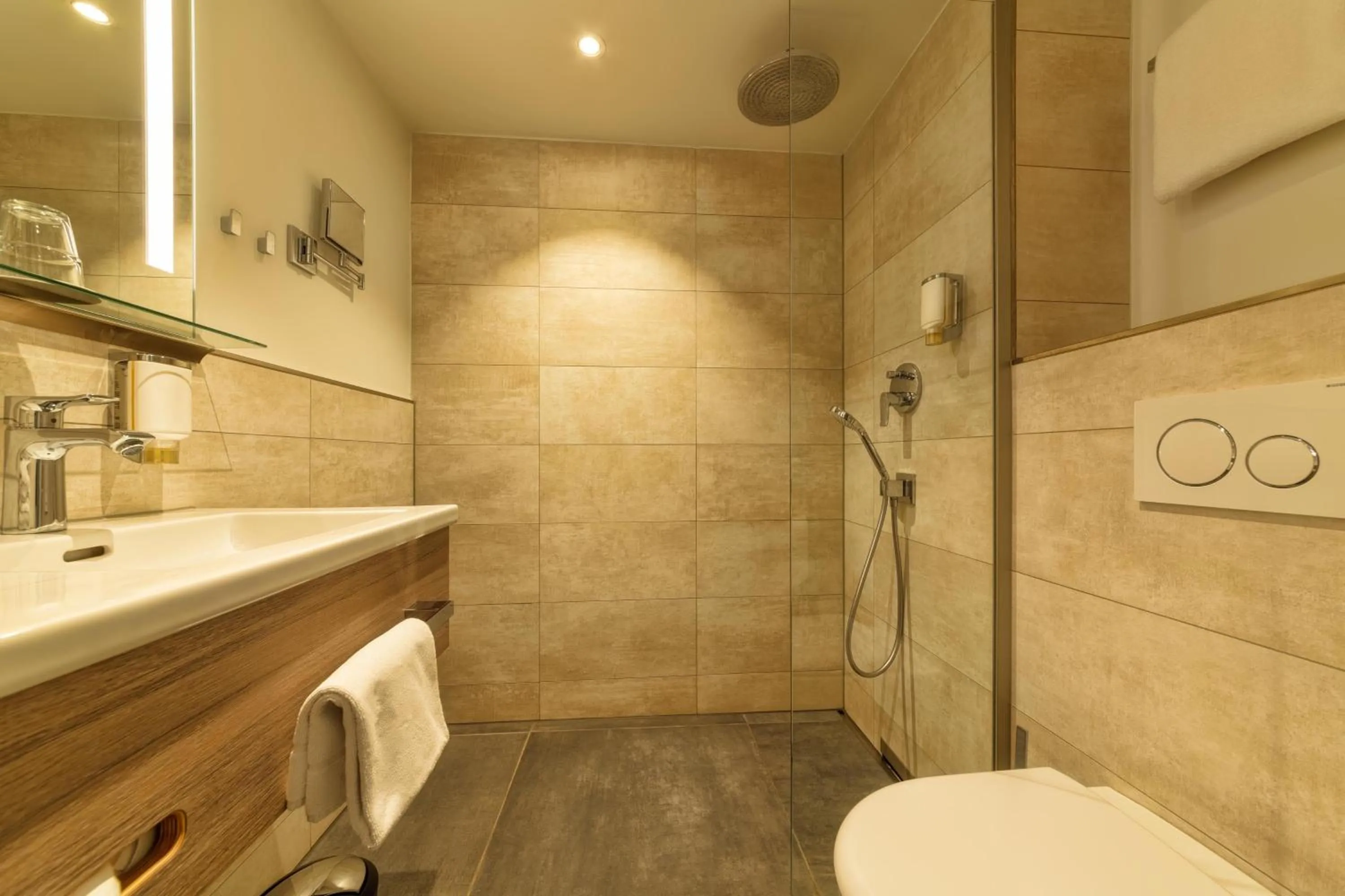 Shower in CityClass Hotel am Heumarkt