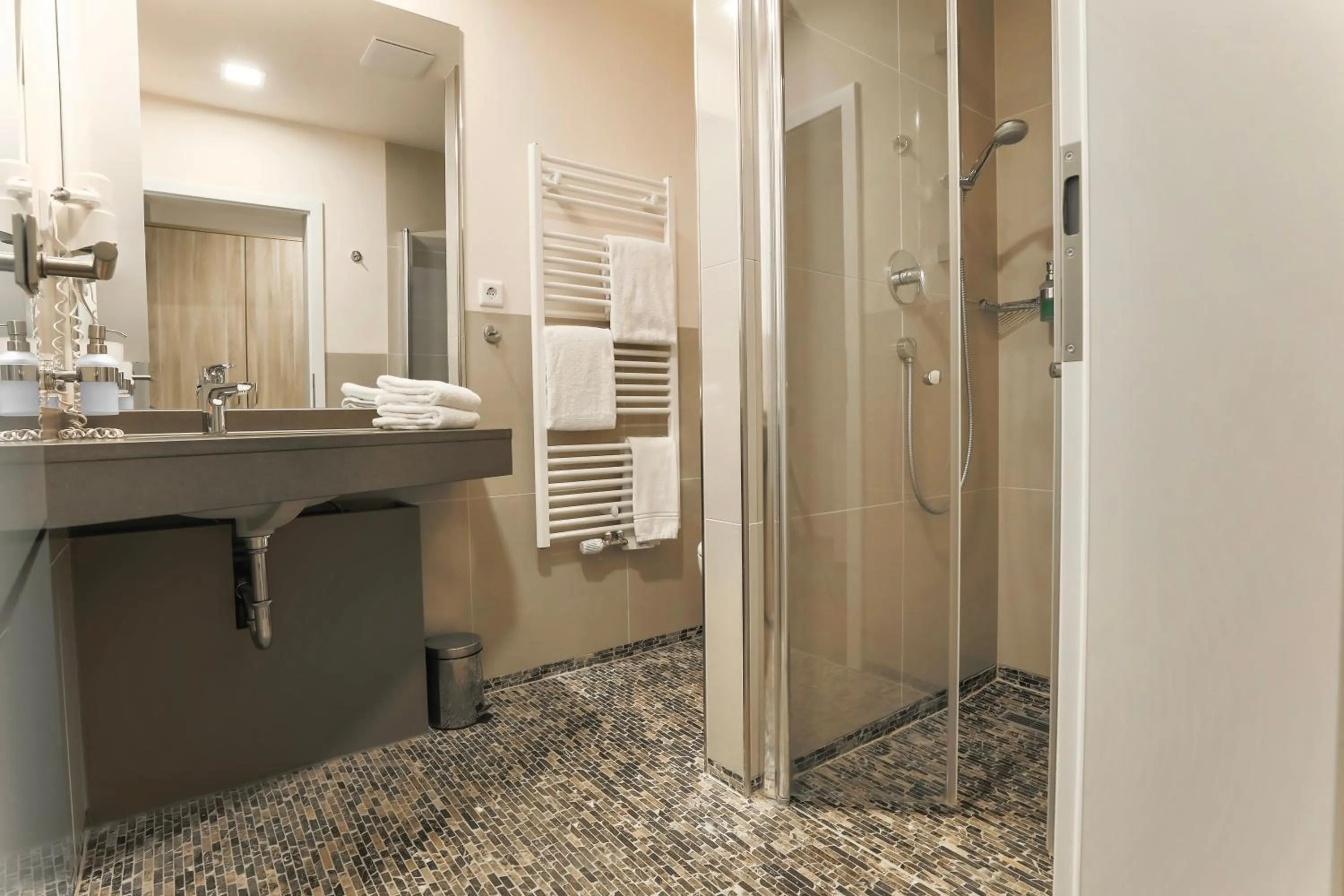 Bathroom in Bergmark Hotel