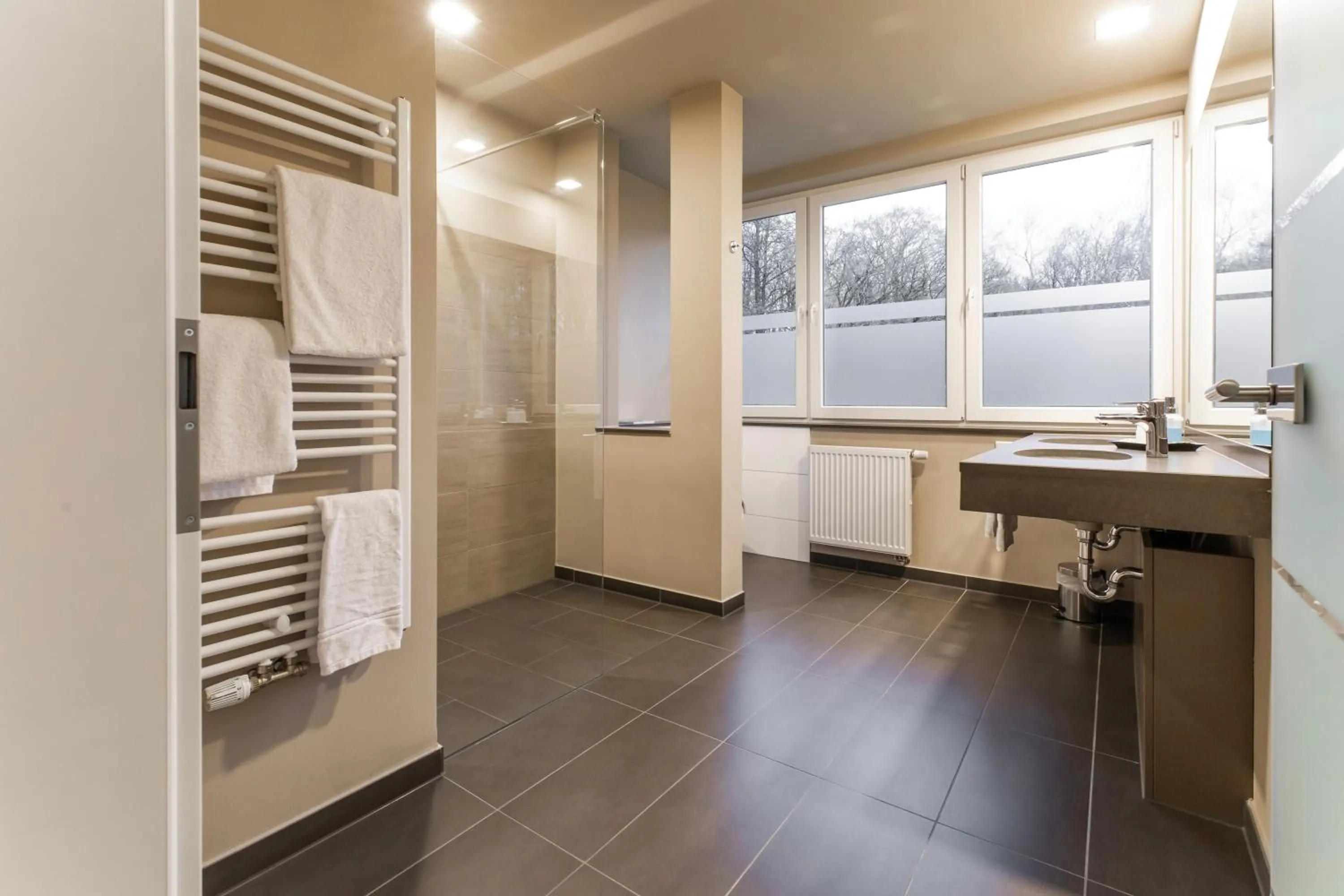 Bathroom in Bergmark Hotel