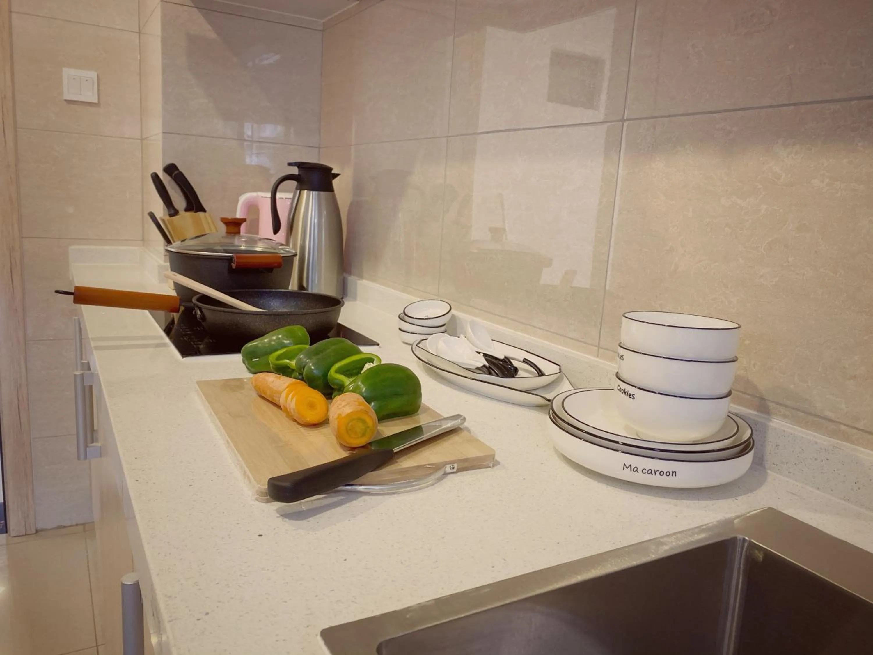 Kitchen or kitchenette in Phoenix Apartment by LINK