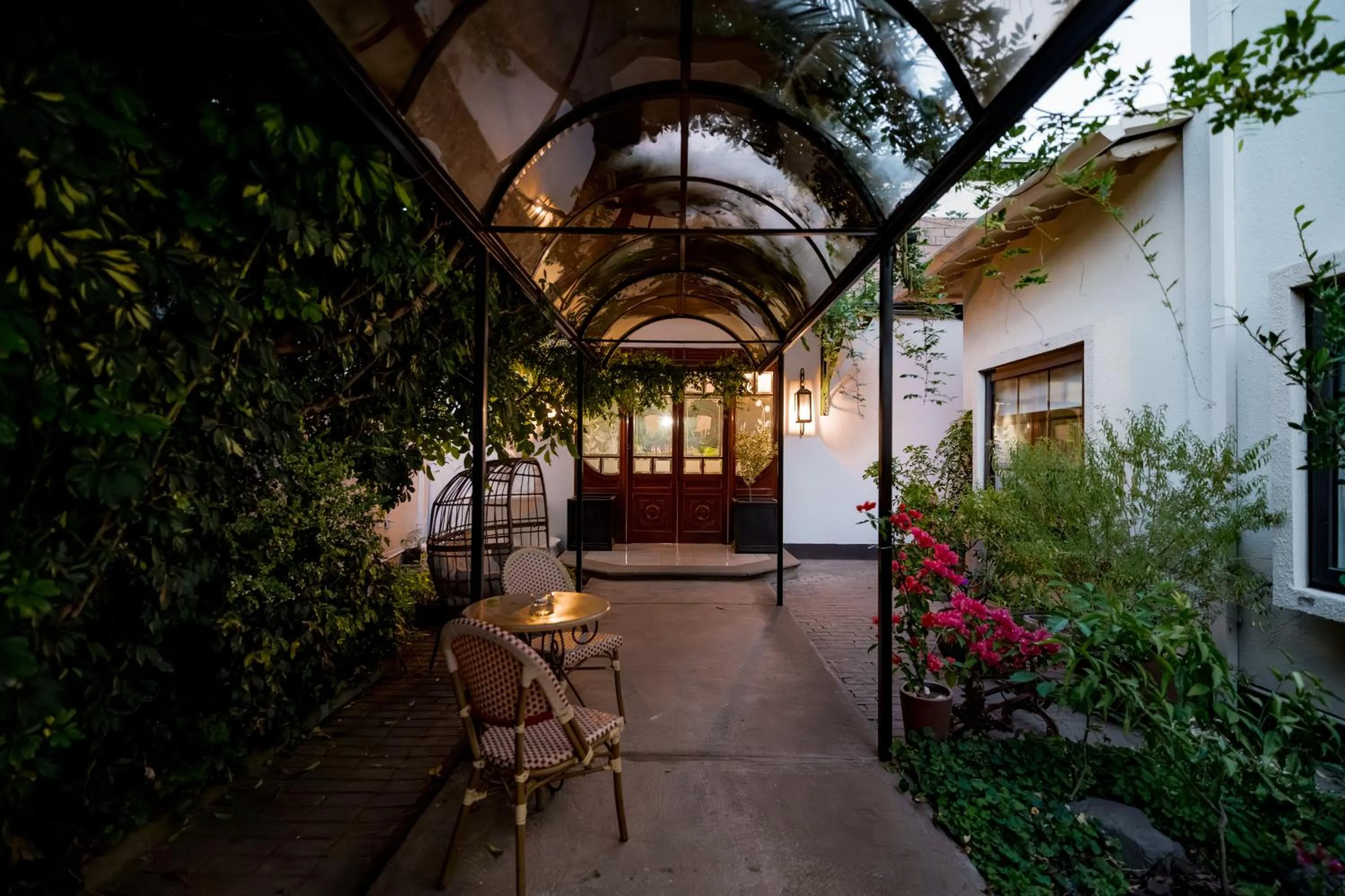 Garden view in Hotel Marcos Gamero