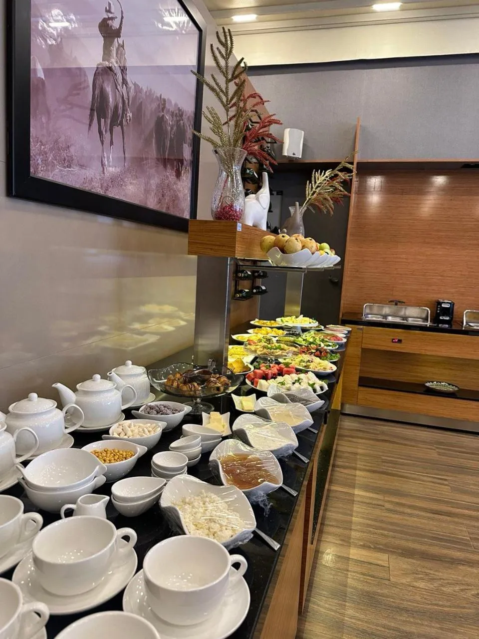 Buffet breakfast in Hotel Bukhara