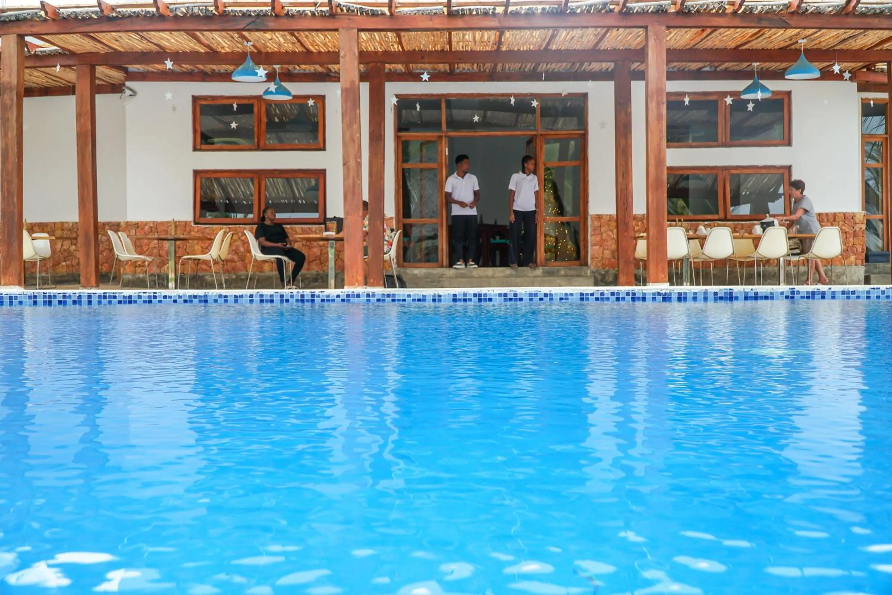 Swimming pool in Aquamarina Hotel