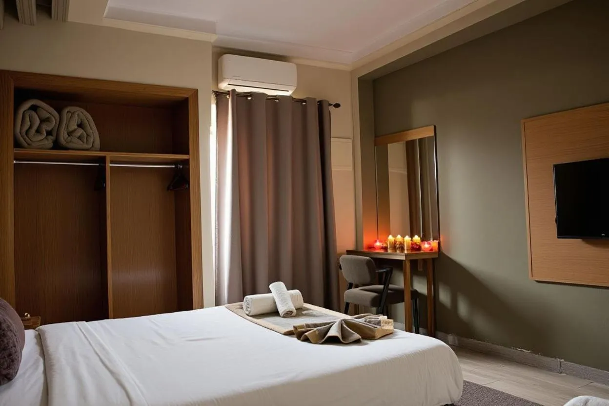 Bed in Hotel Golden Flora