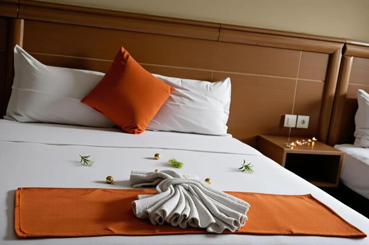 Bed in Hotel Golden Flora
