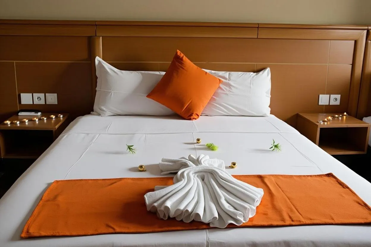 Bed in Hotel Golden Flora