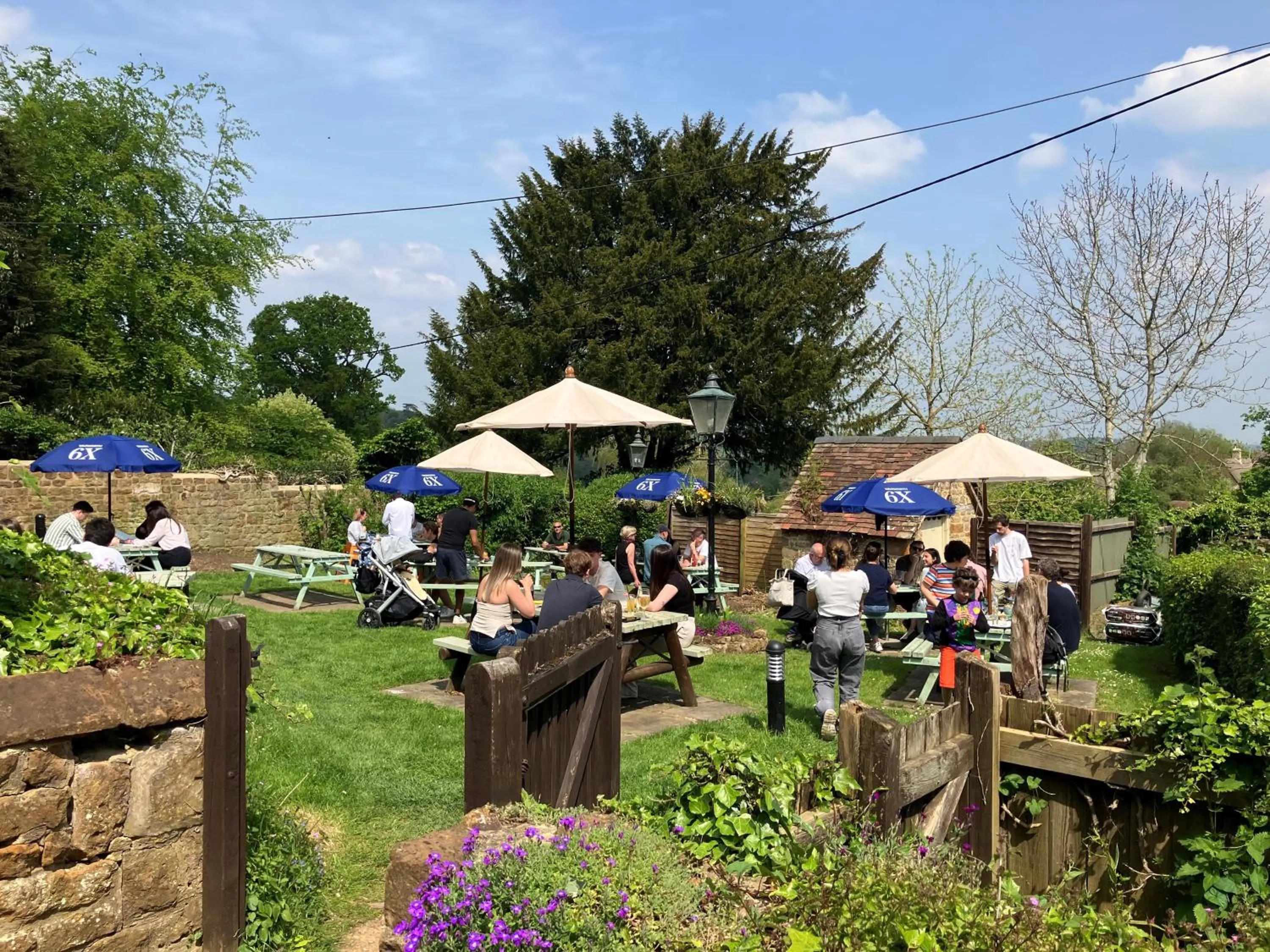 Garden in The Falkland Arms