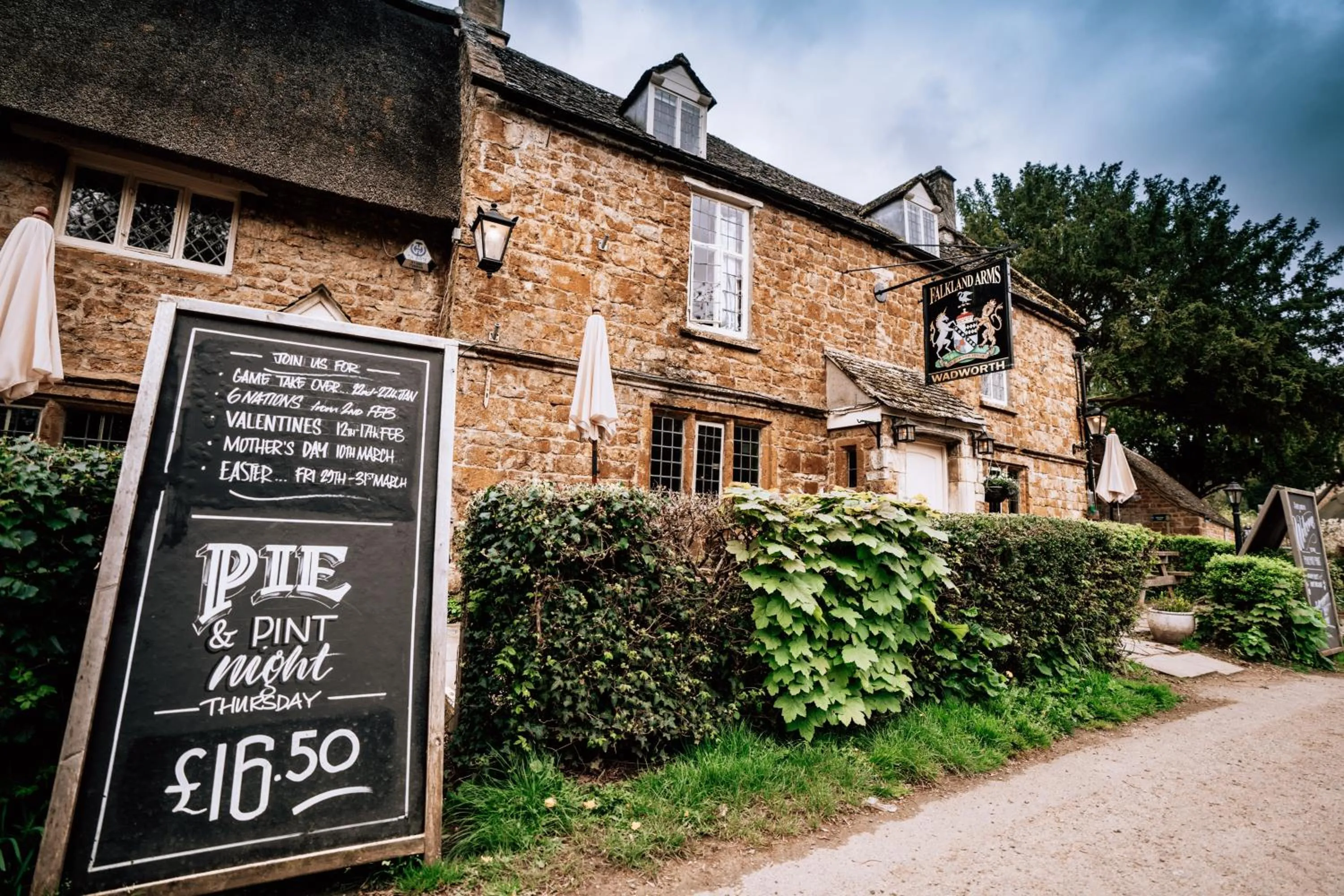 Property building in The Falkland Arms