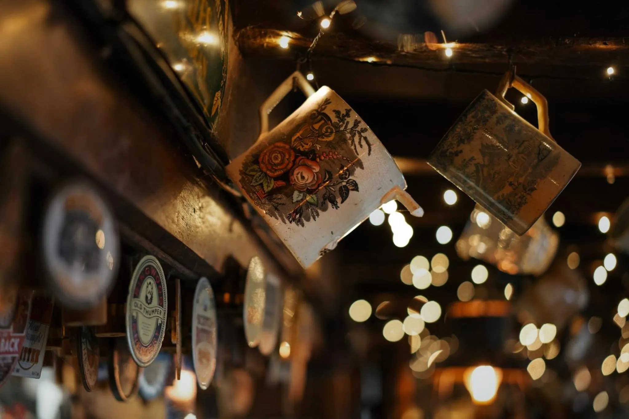 Decorative detail in The Falkland Arms