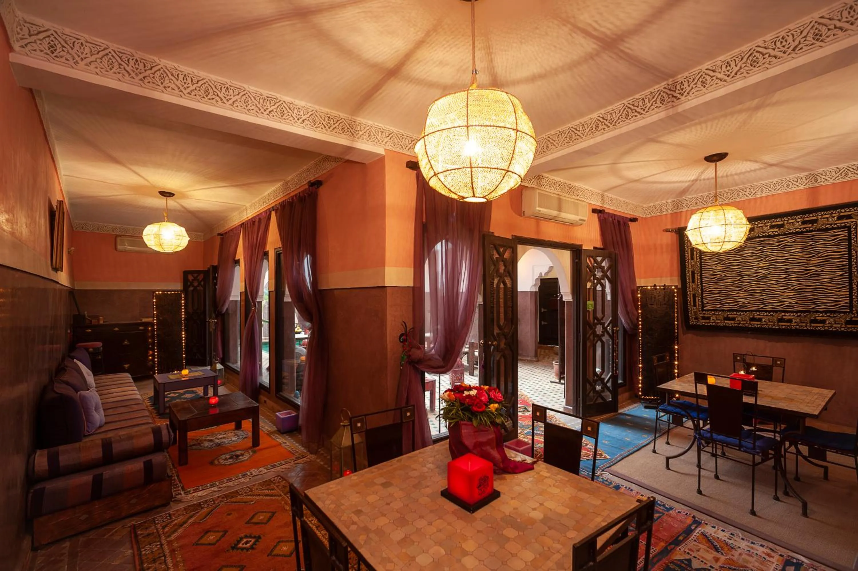 Living room in Riad Khabia & Spa