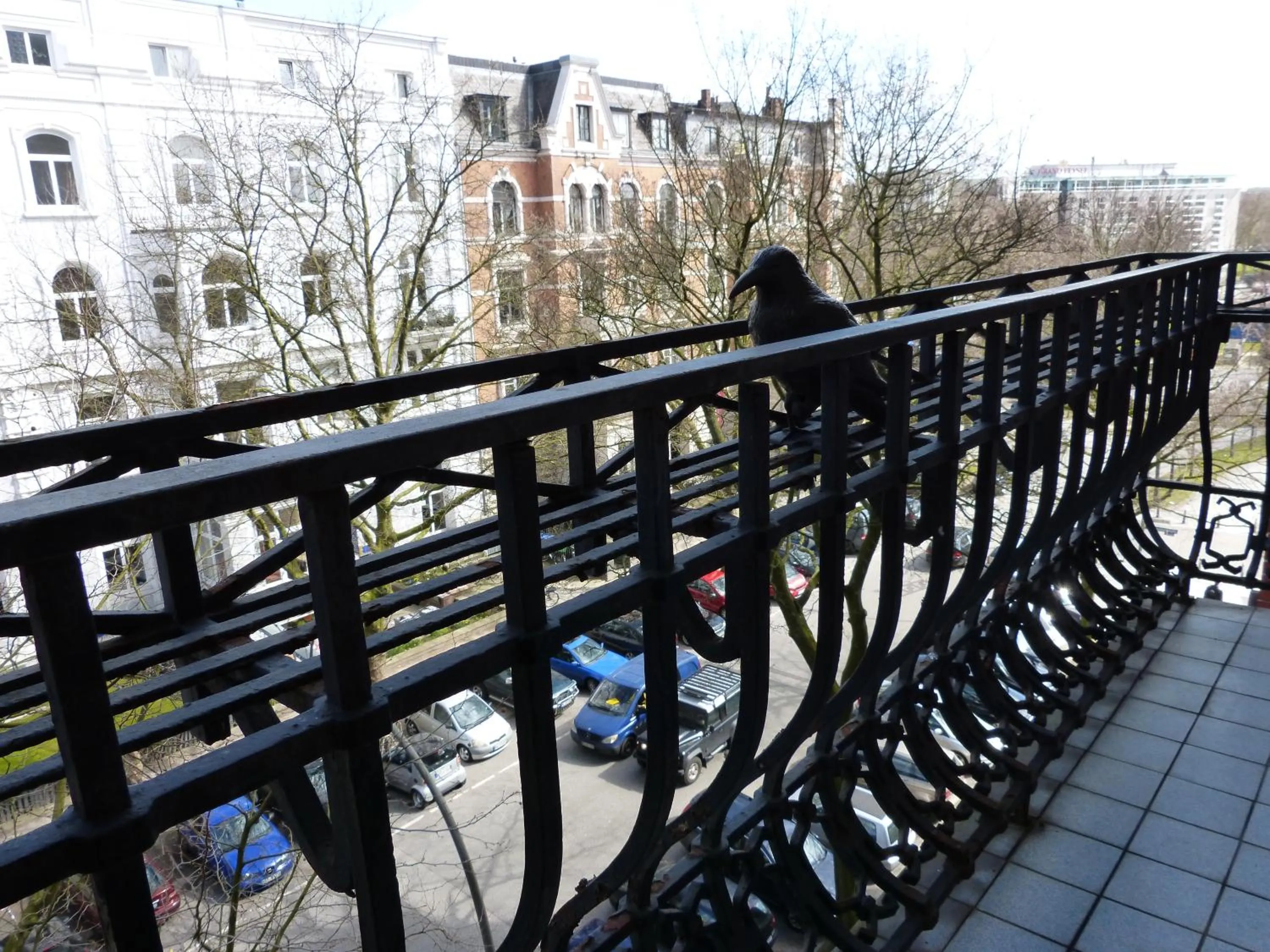 Balcony/Terrace in Hotel Fresena im Dammtorpalais