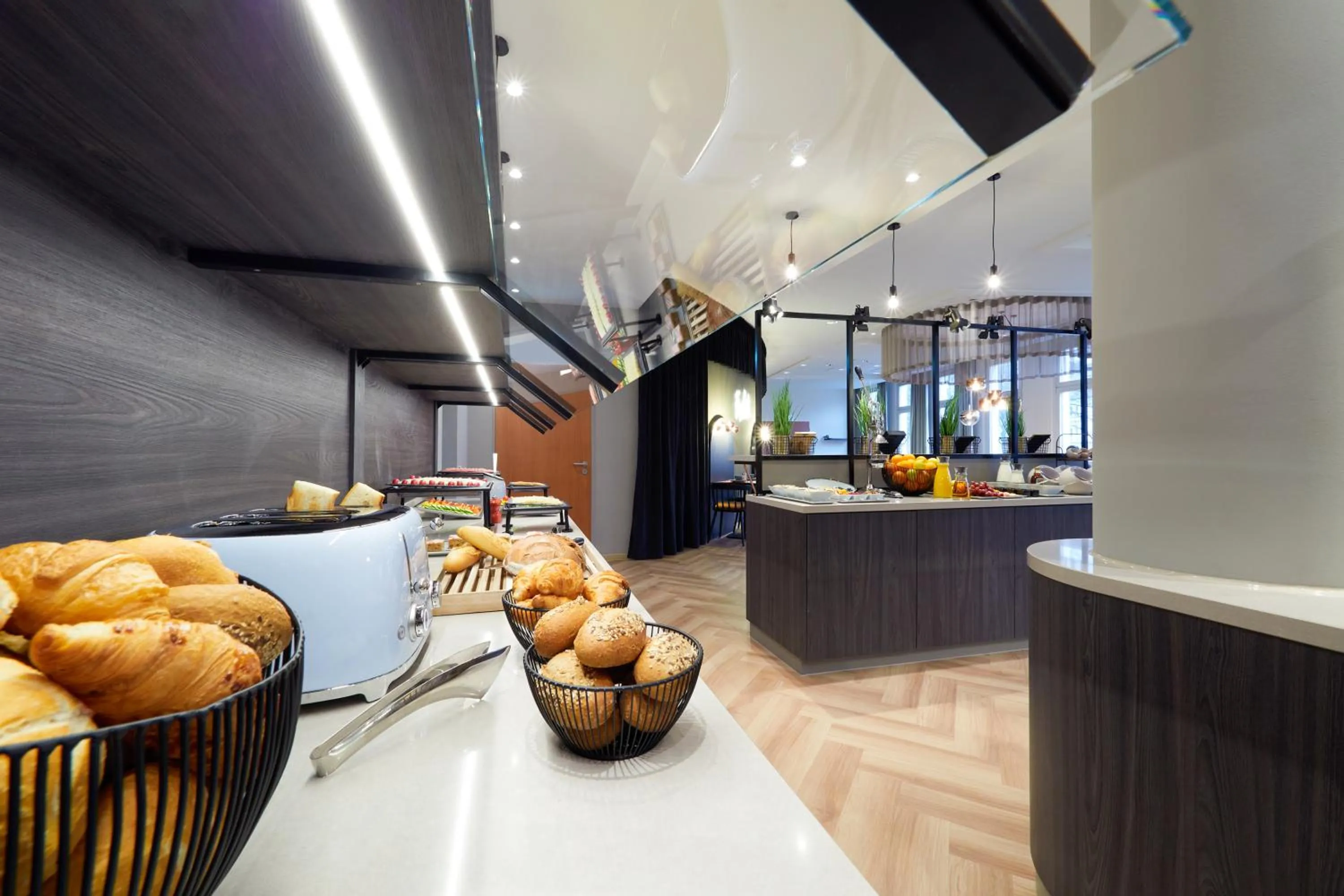 Buffet breakfast in ibis Styles Bielefeld City