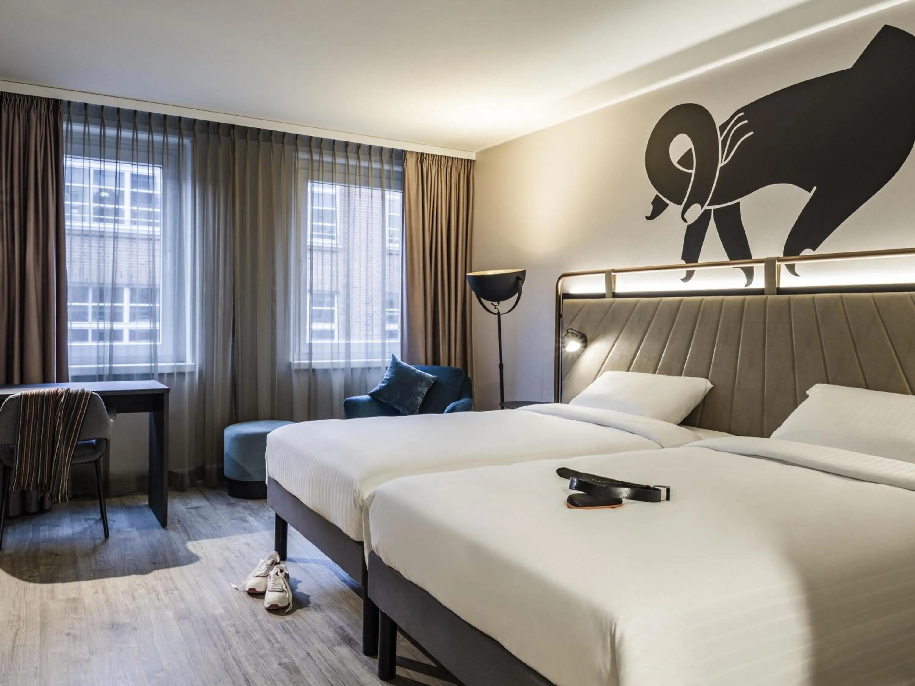 Bedroom, Bed in ibis Styles Bielefeld City