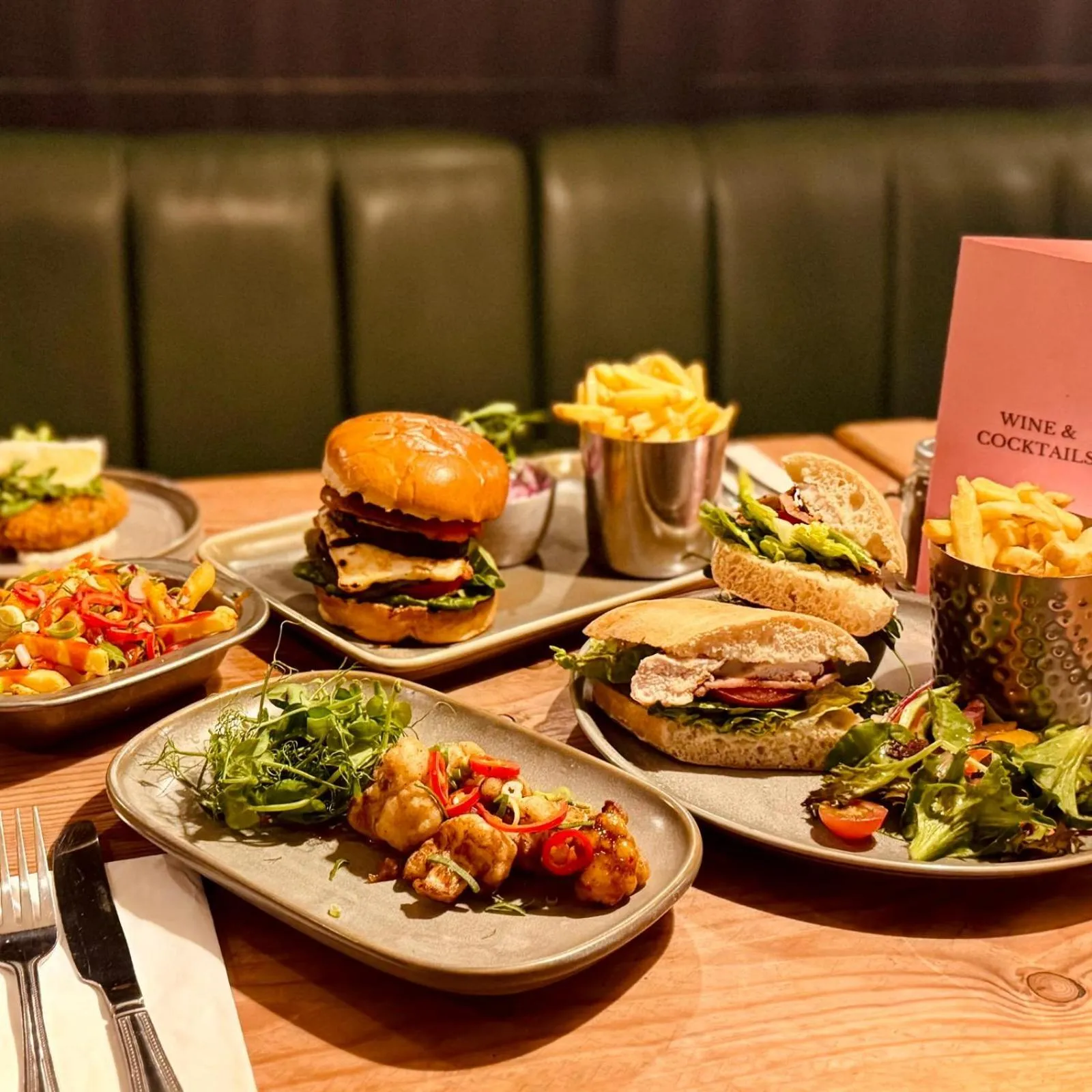 Food and drinks in The Malthouse