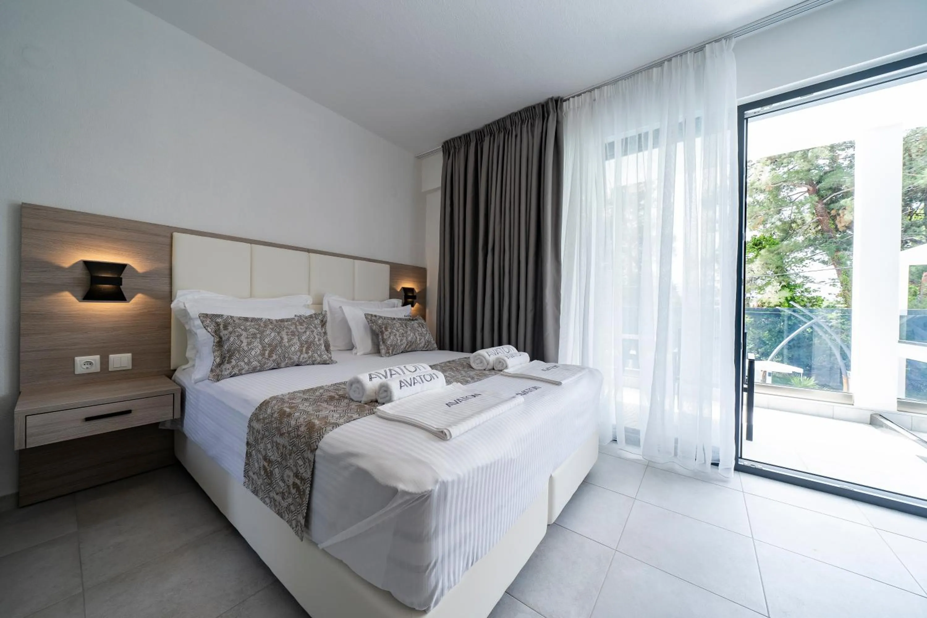 Bed in Avaton Luxury Resort and Spa Access the Enigma - Adults Only & Kids 14 Plus-