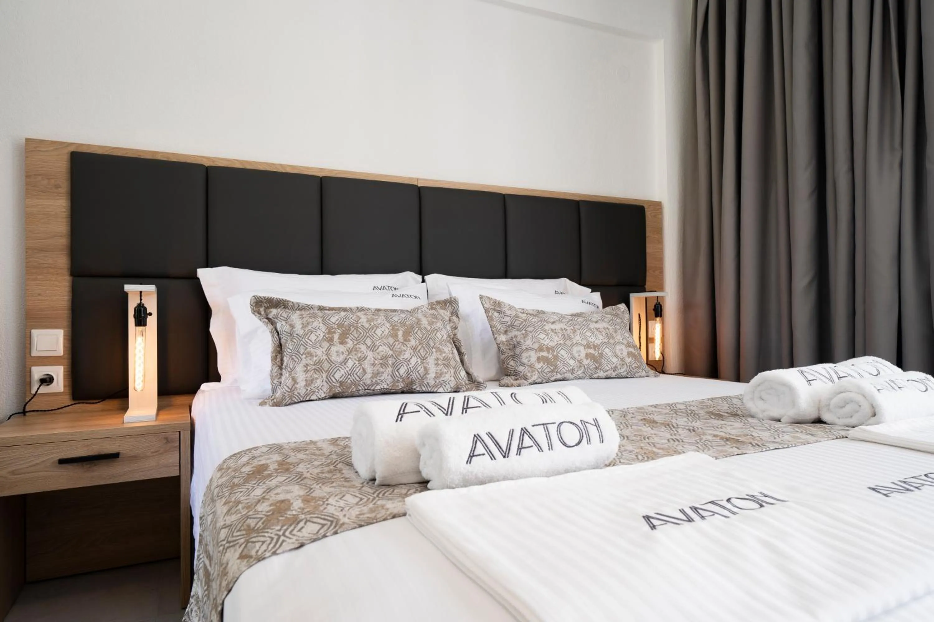 Bedroom, Bed in Avaton Luxury Resort and Spa Access the Enigma - Adults Only & Kids 14 Plus-