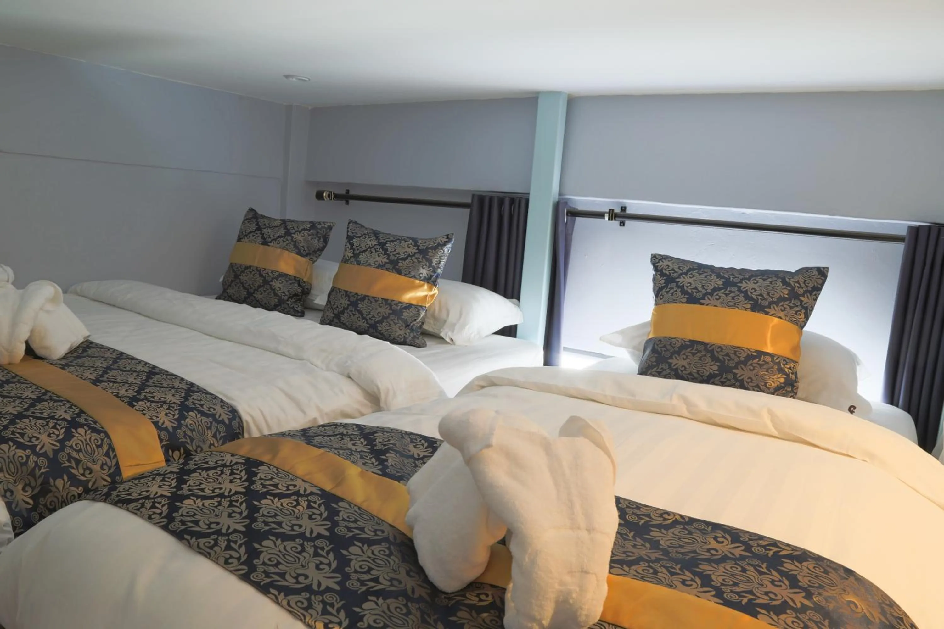 Bed in Top Garden Hotel