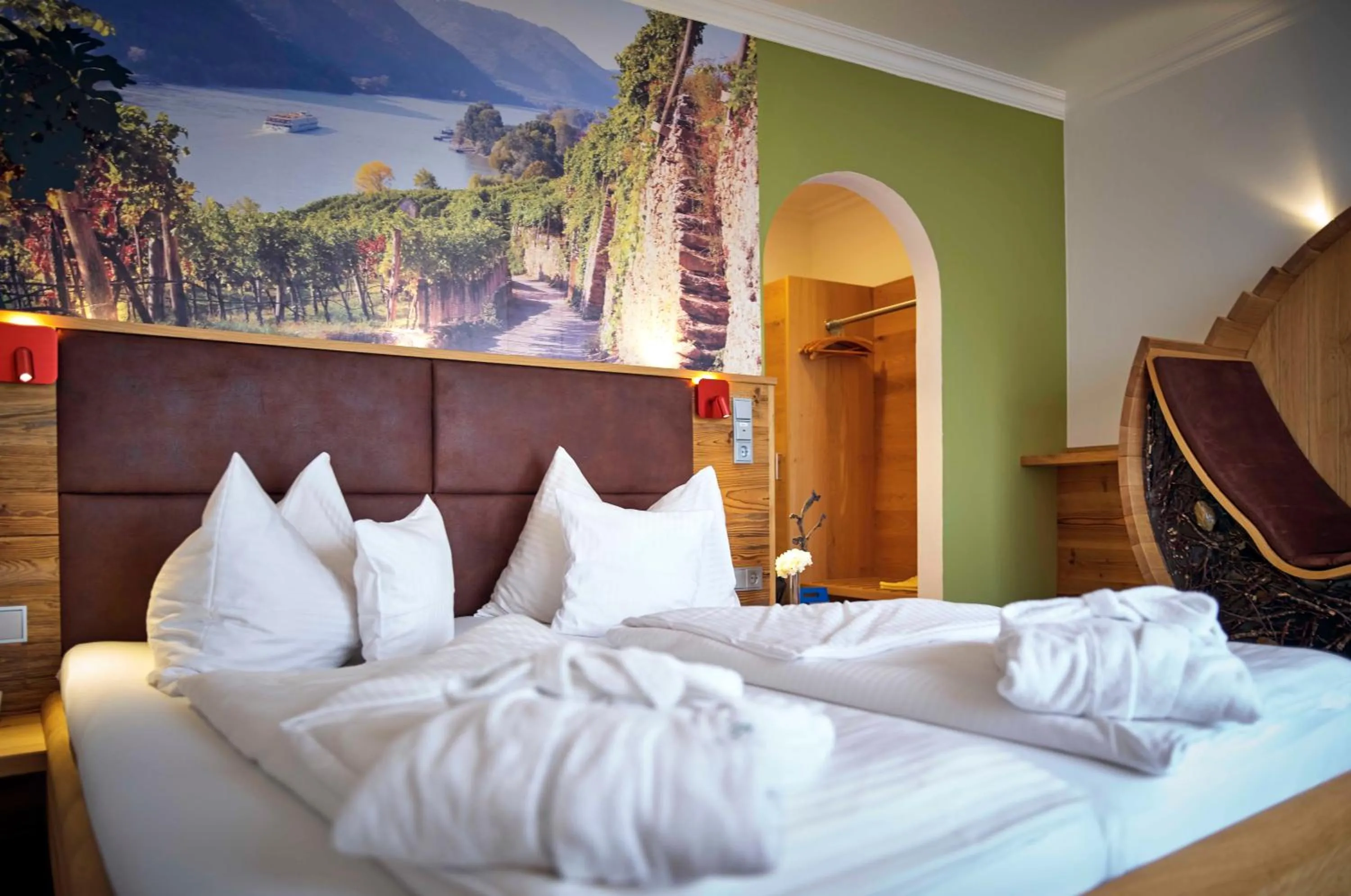 Bed in Hotel Lindenhof