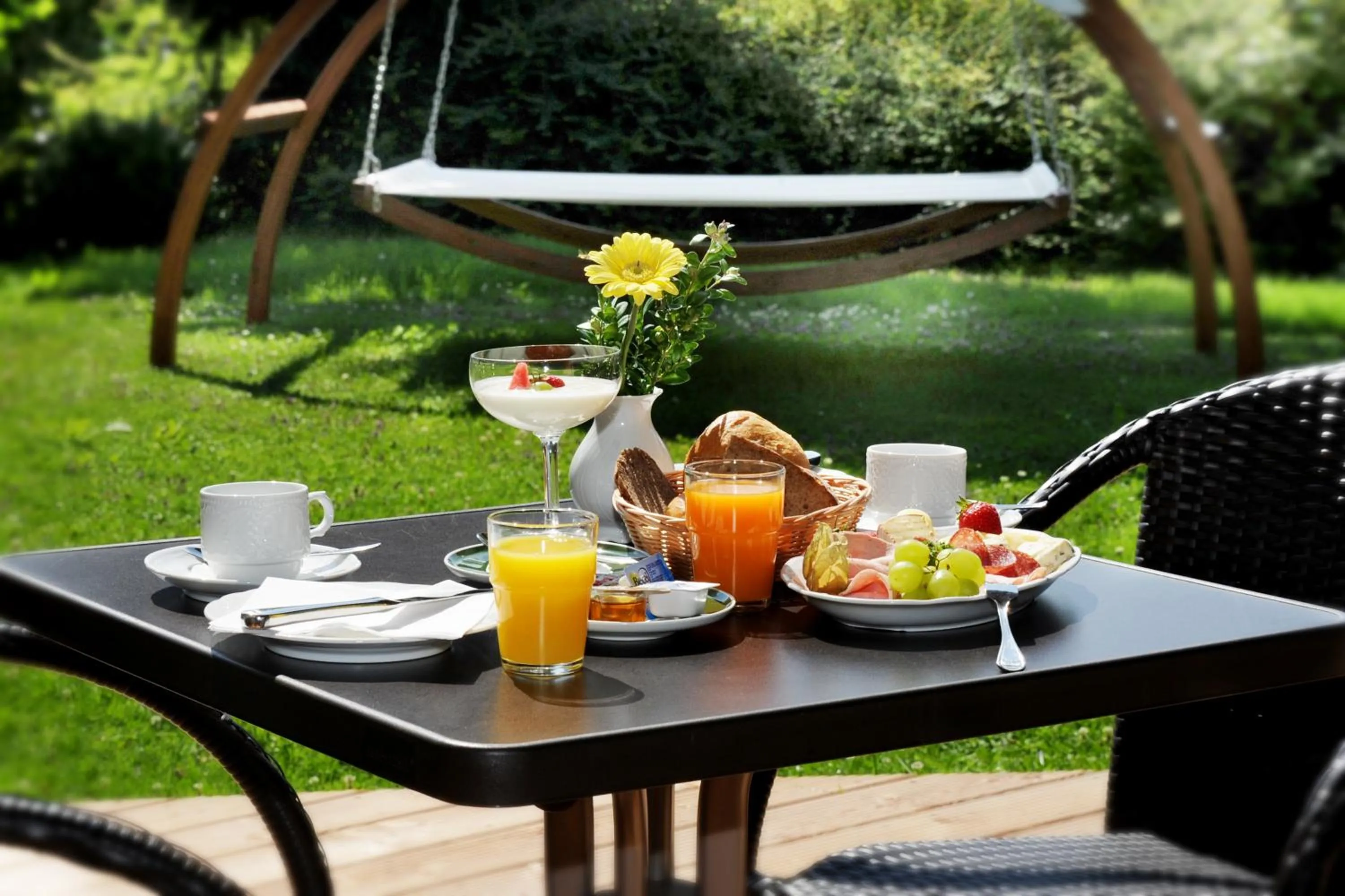 Garden in Hotel Lindenhof