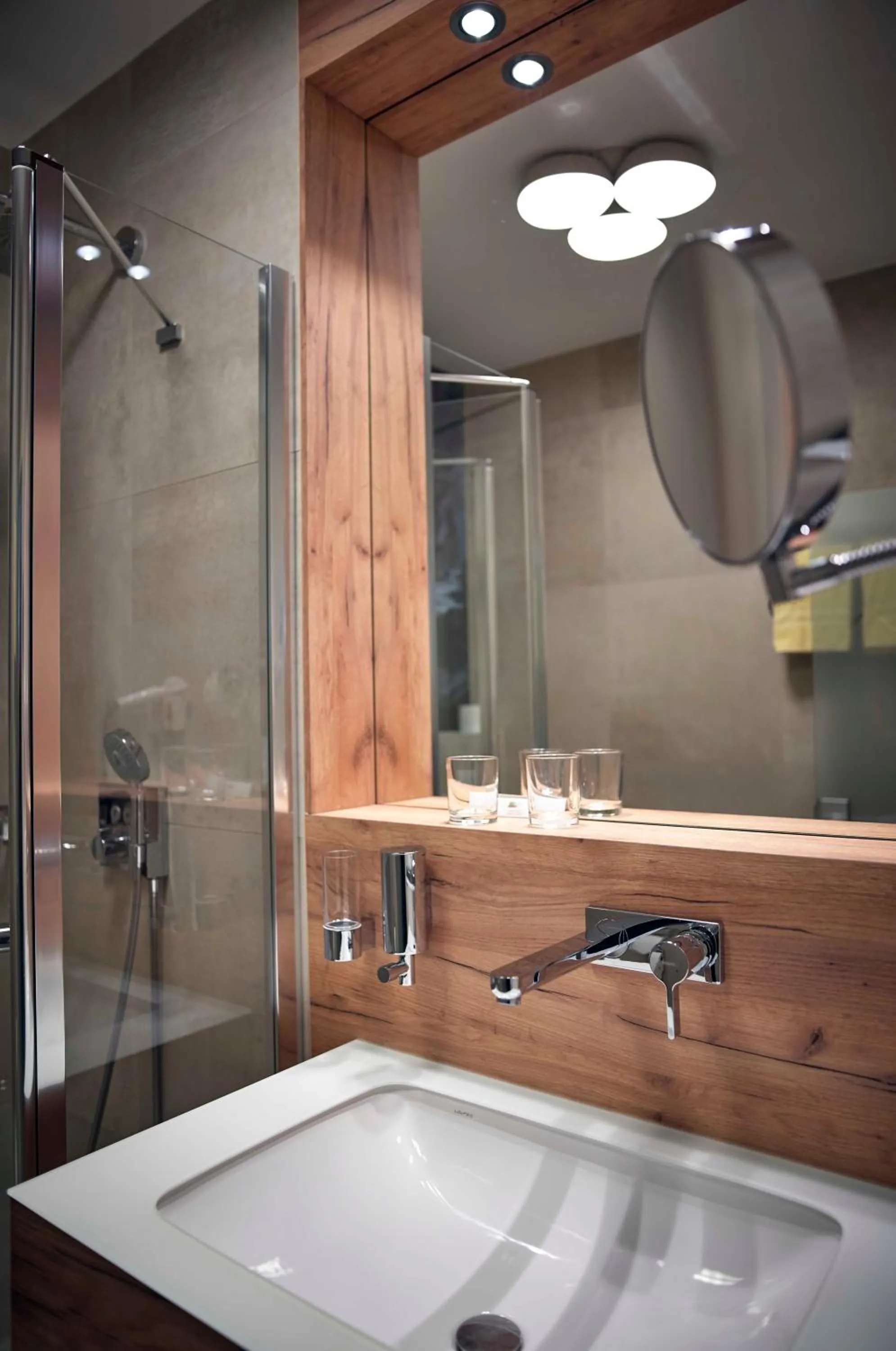 Shower in Hotel Lindenhof