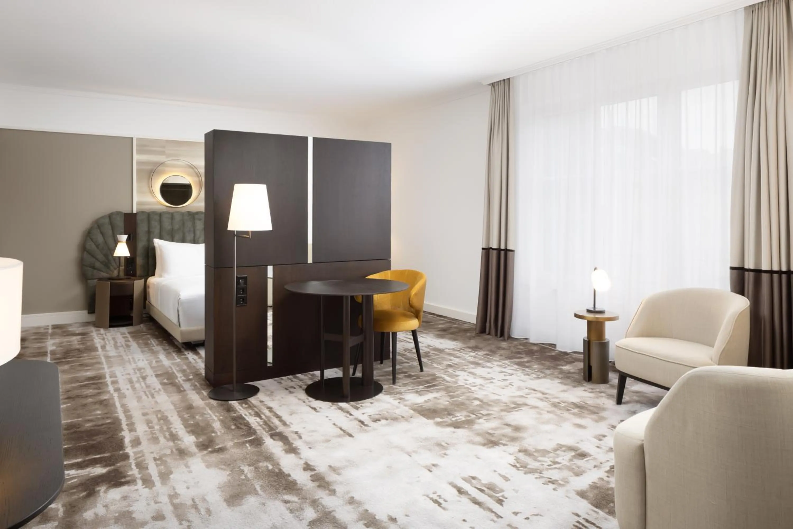 Bed in Hilton Heidelberg