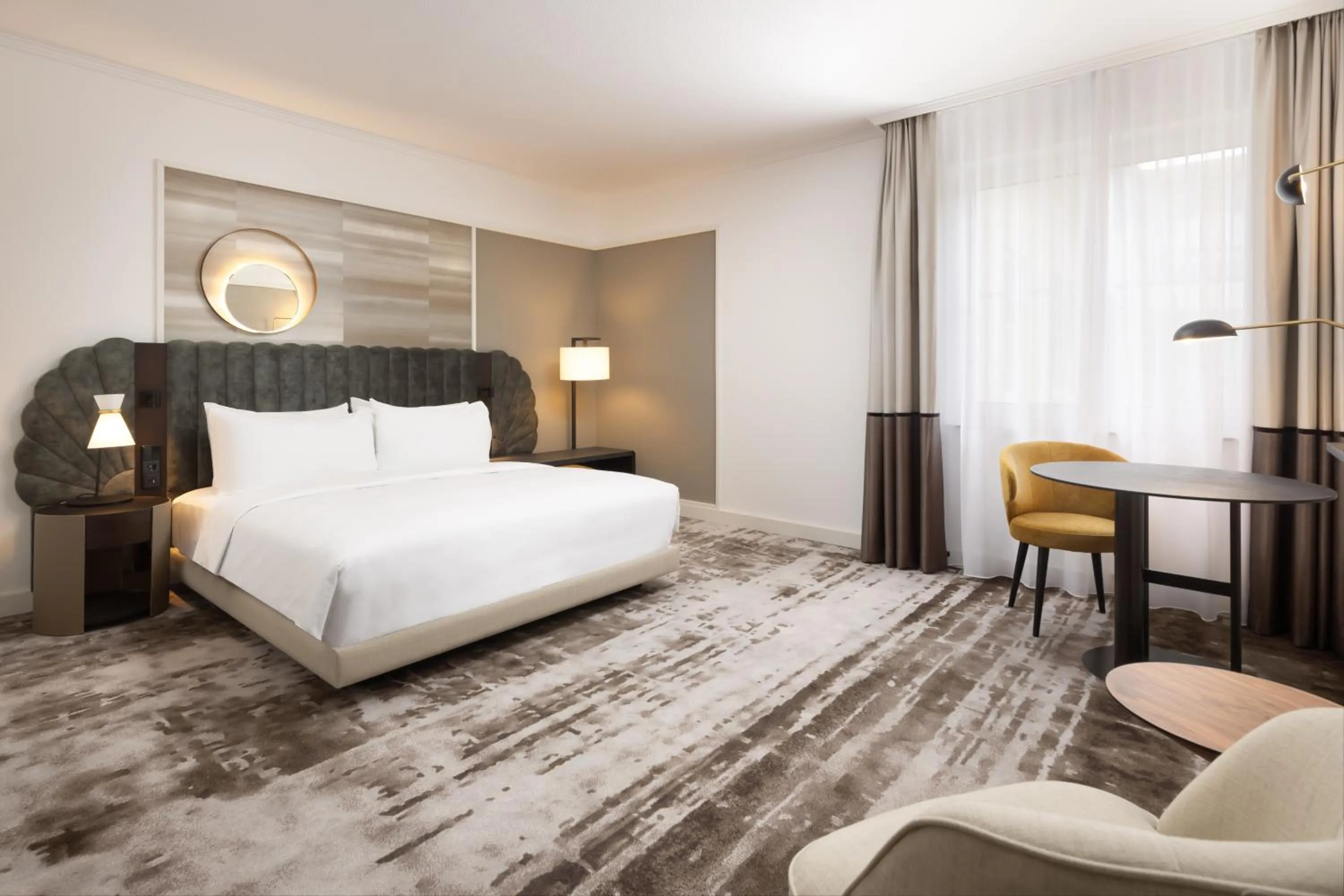 Bed in Hilton Heidelberg