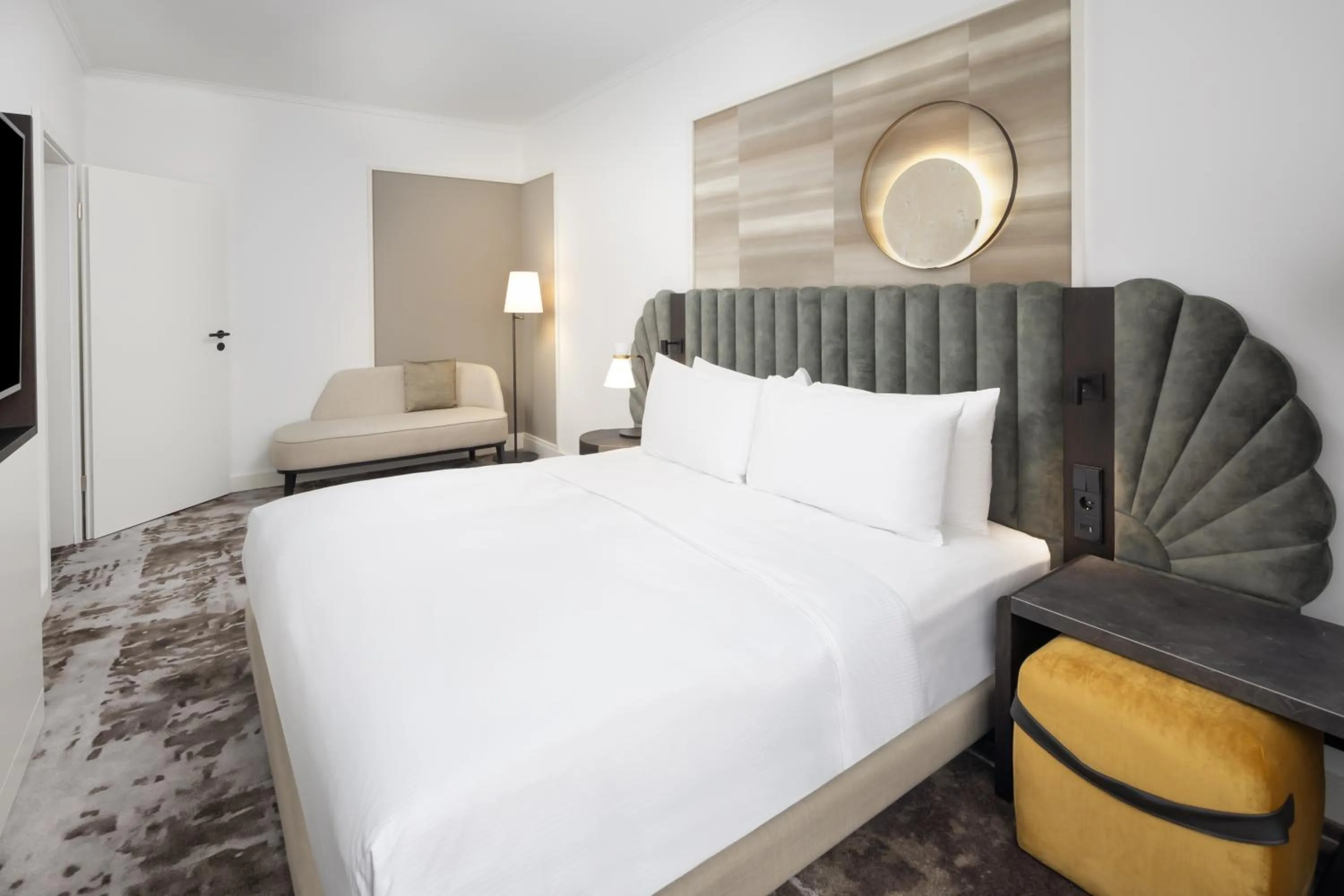 Bed in Hilton Heidelberg