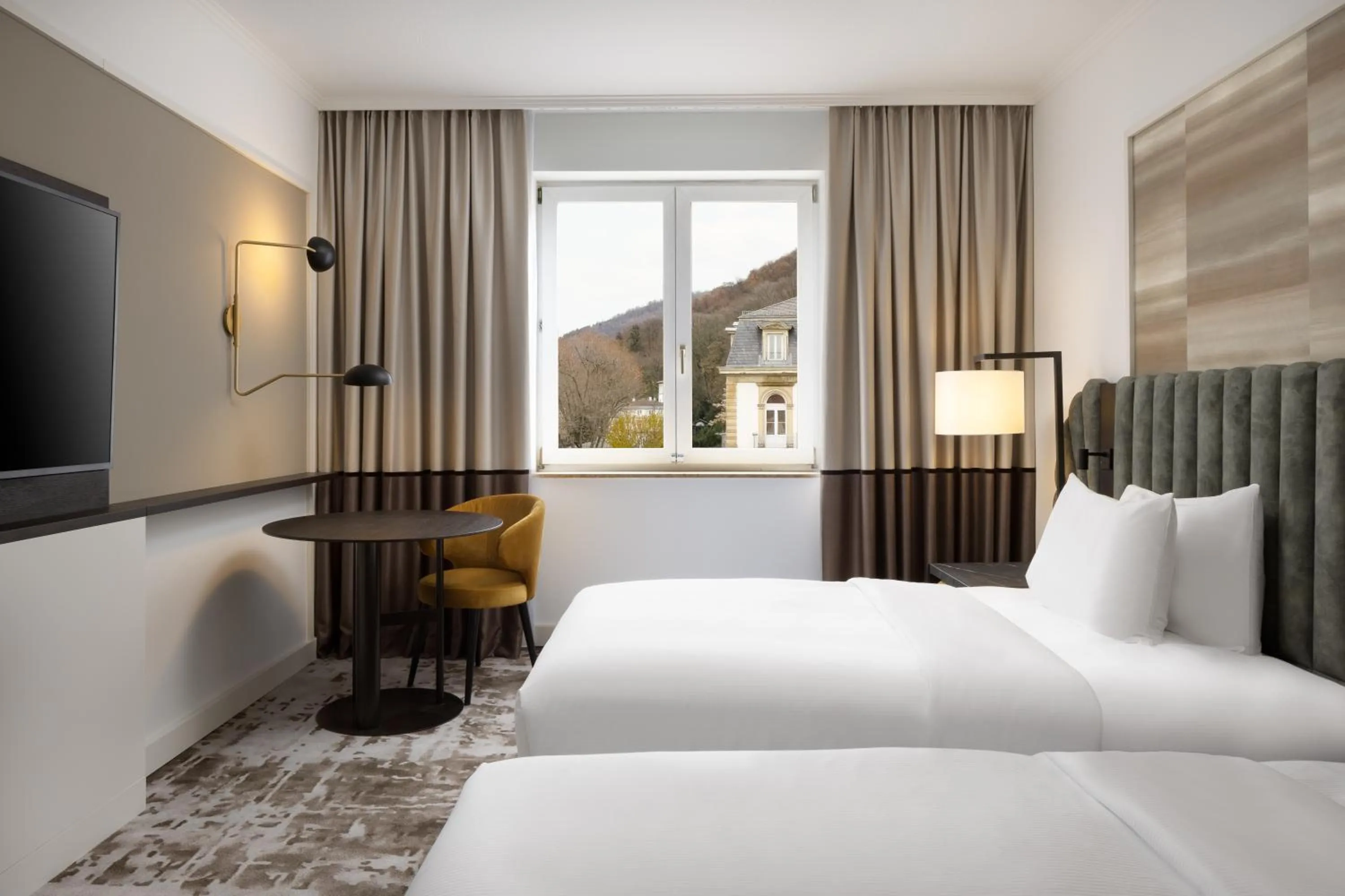 Bed in Hilton Heidelberg