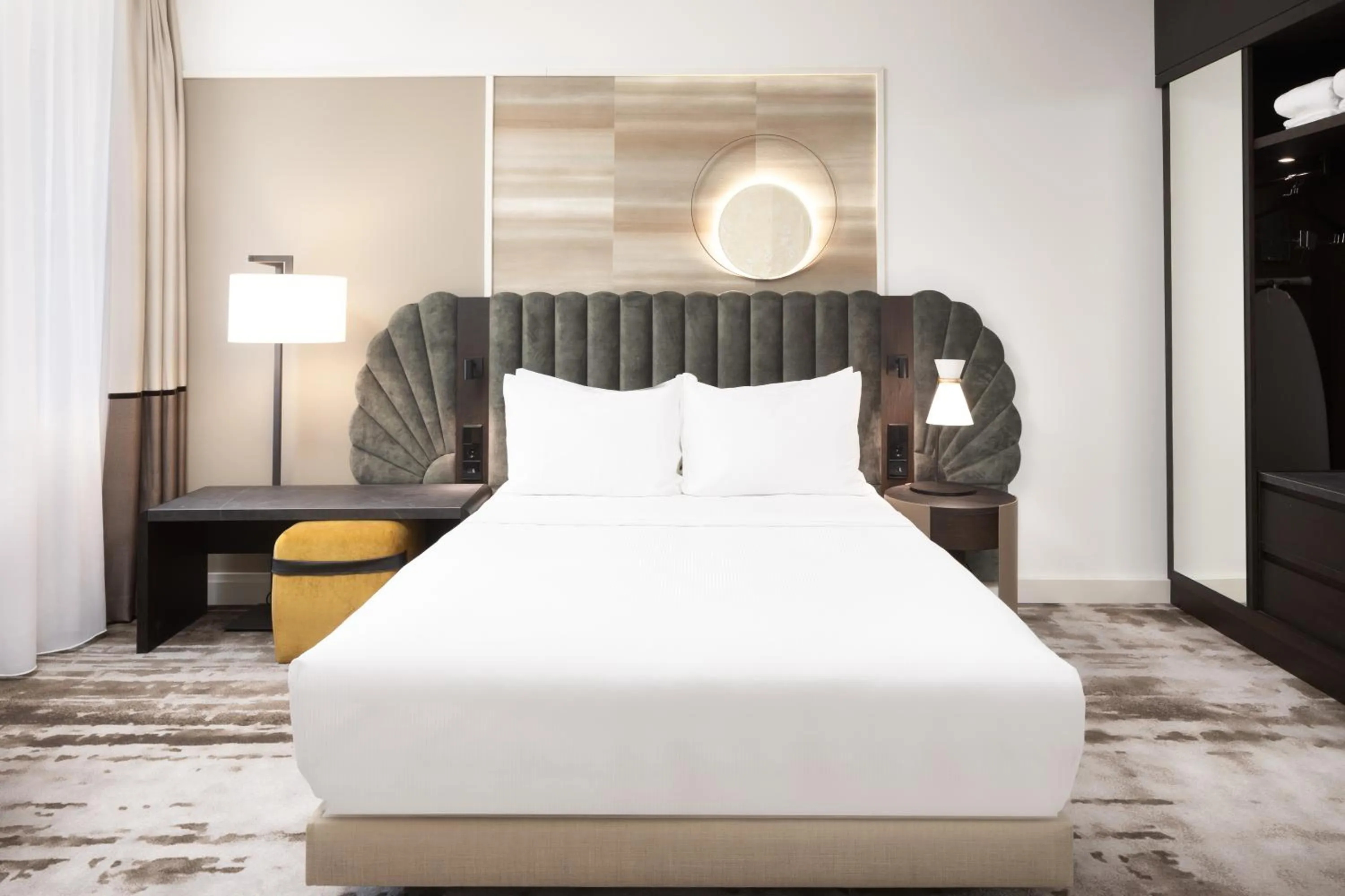 Bed in Hilton Heidelberg