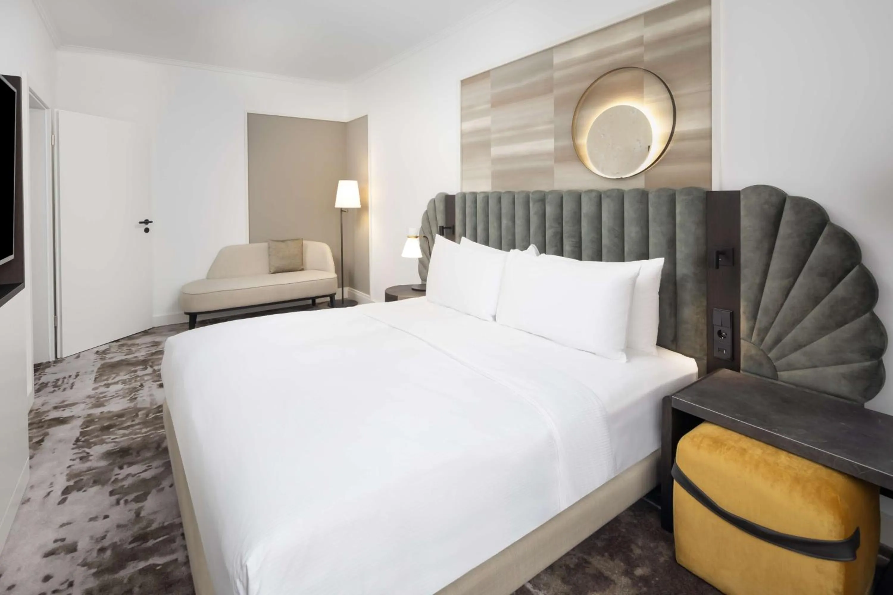 Bed in Hilton Heidelberg