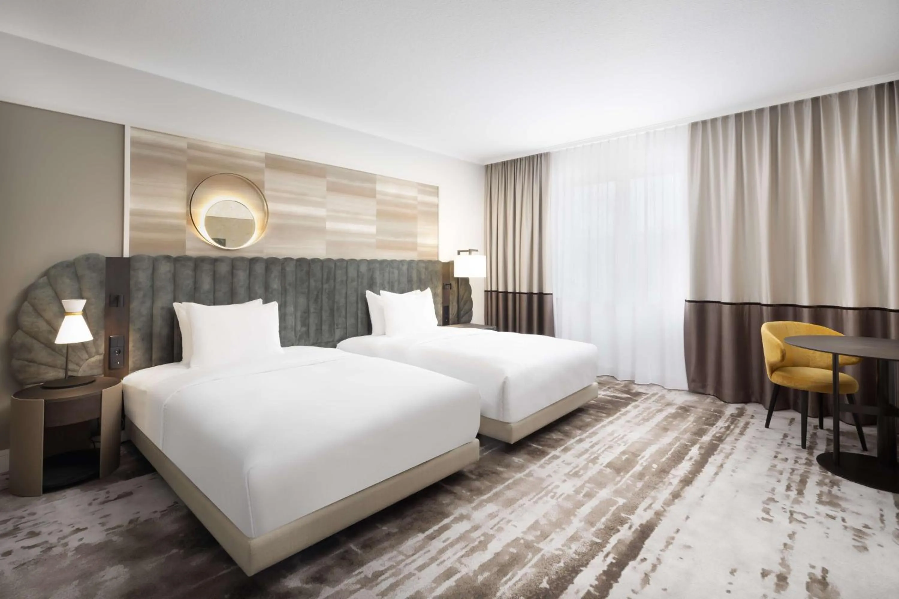 Bed in Hilton Heidelberg