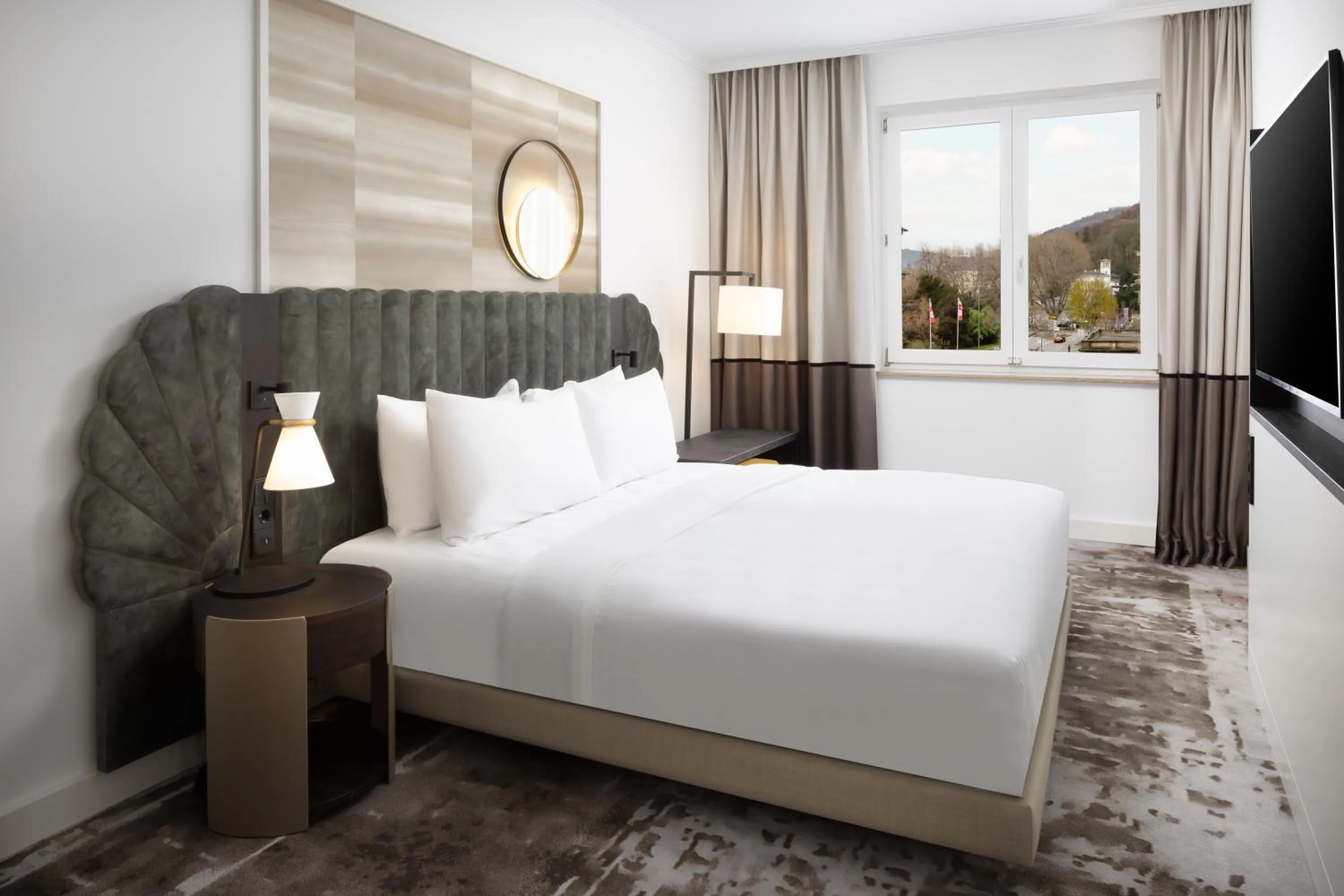 Bed in Hilton Heidelberg