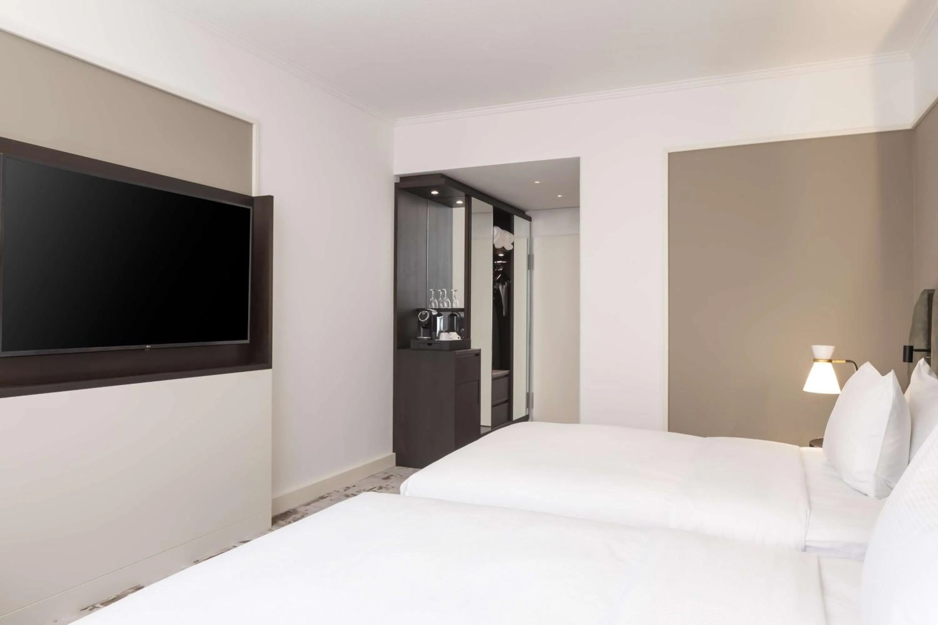 Bed in Hilton Heidelberg