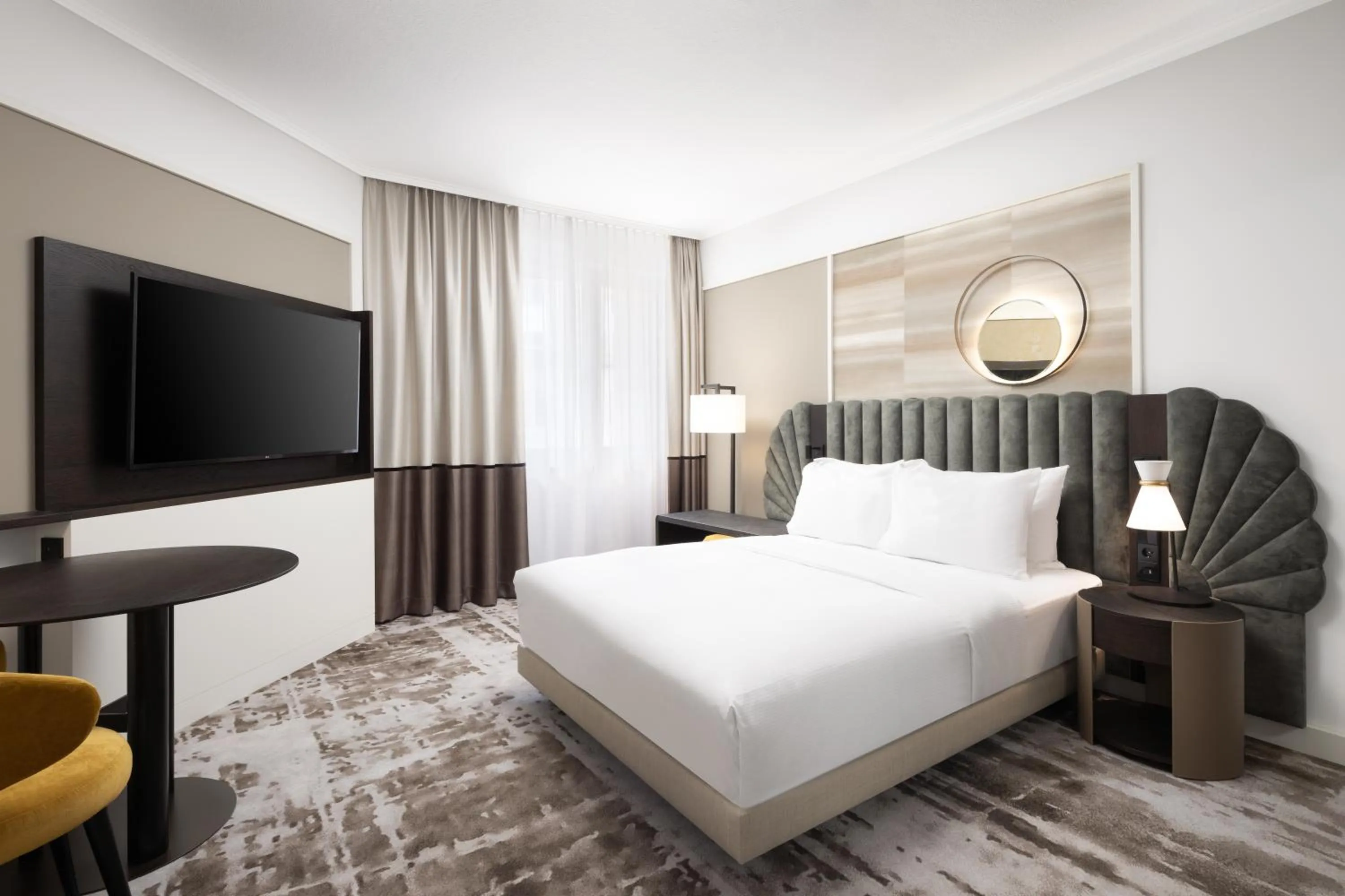 Bed in Hilton Heidelberg