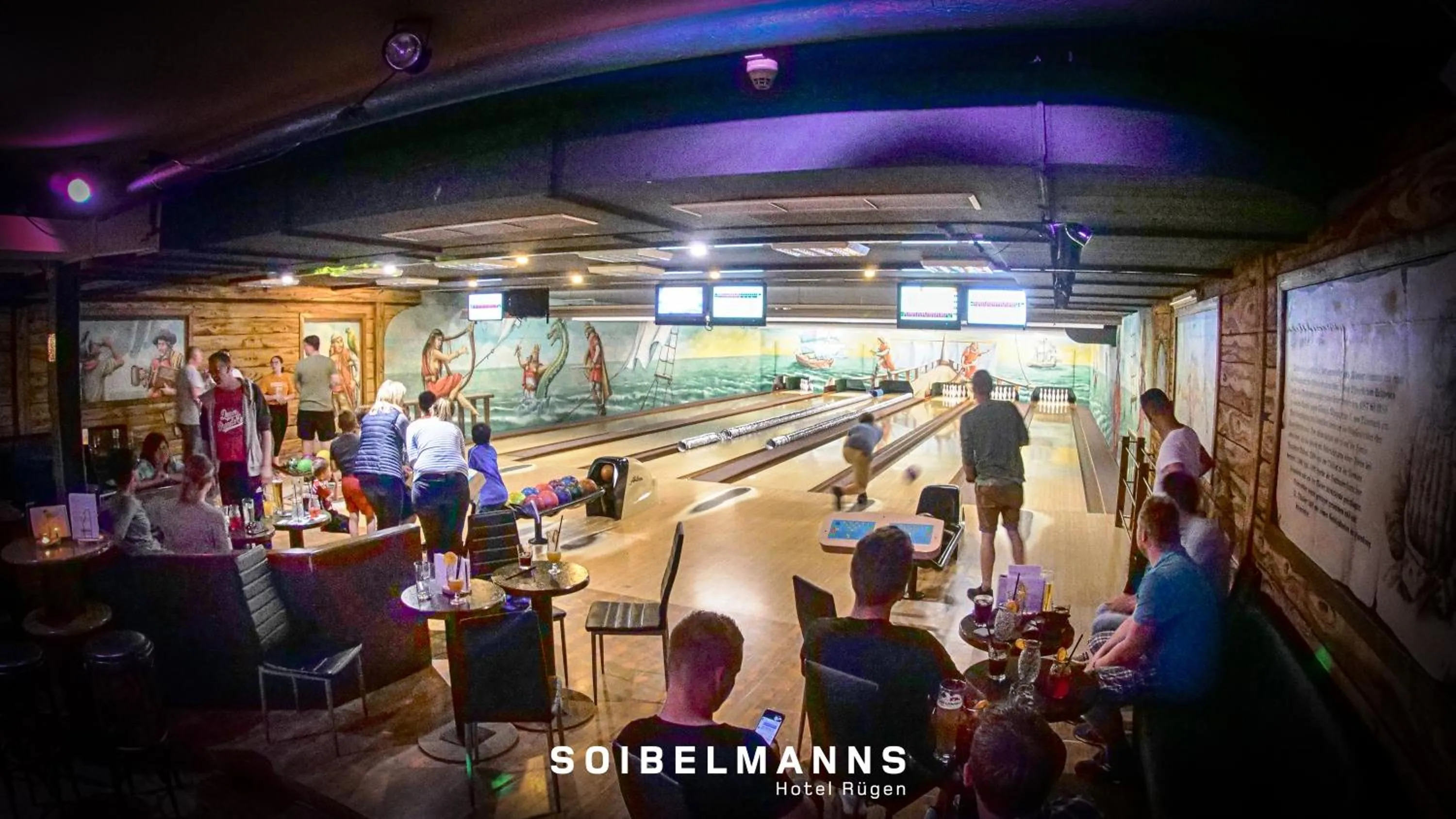 Bowling in Soibelmanns Hotel Rügen