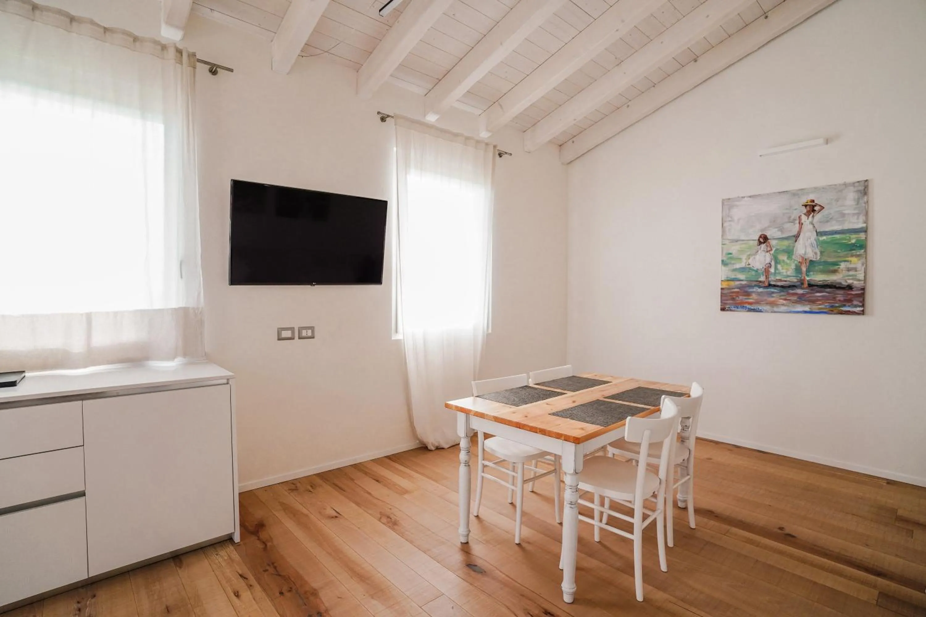 TV and multimedia in Casa Olivi Apartments