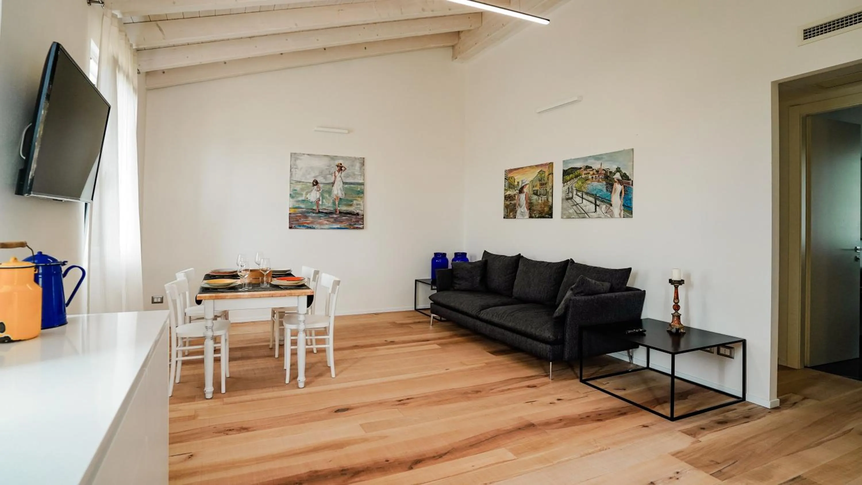 TV and multimedia in Casa Olivi Apartments