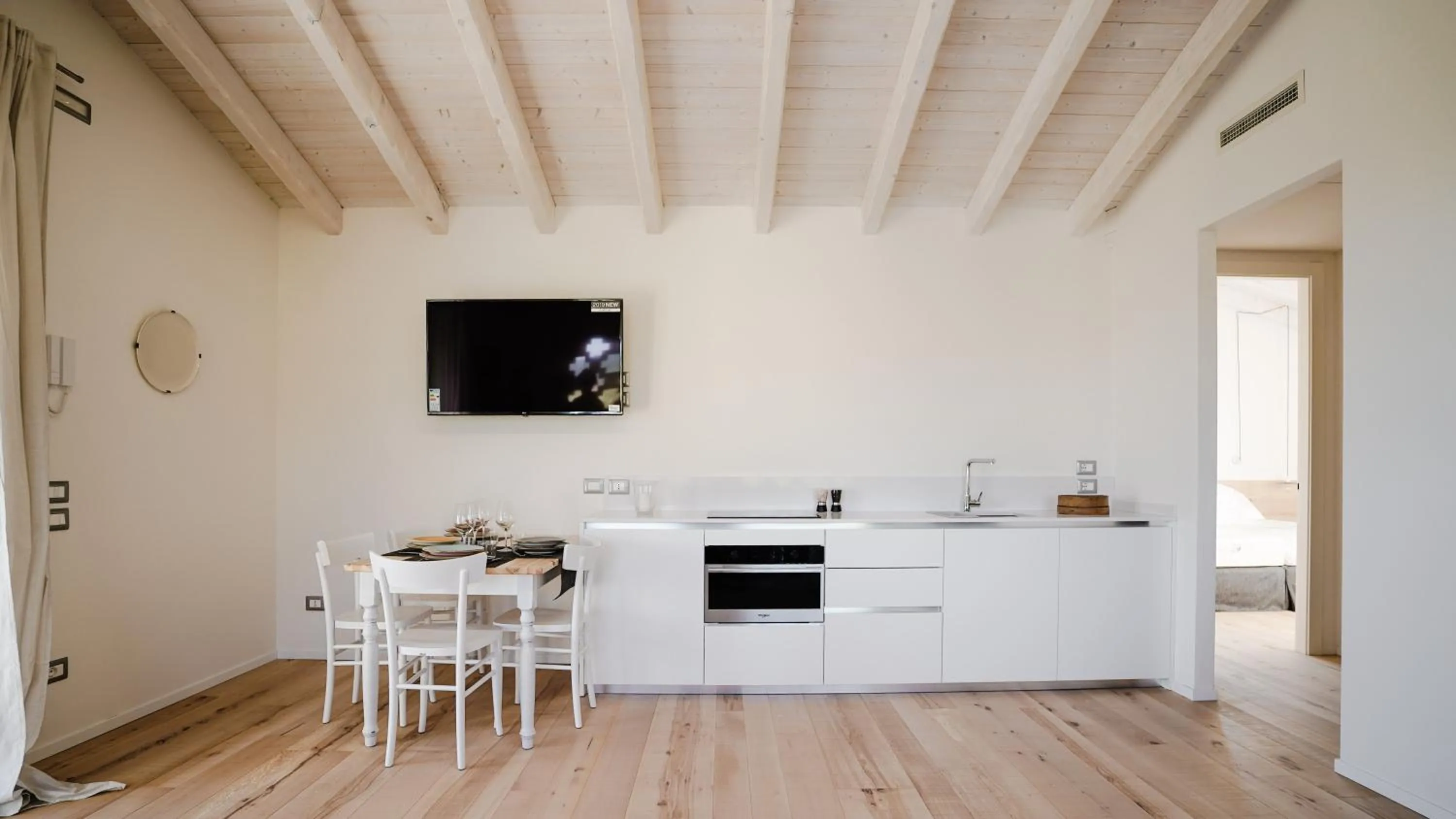 Kitchen or kitchenette in Casa Olivi Apartments