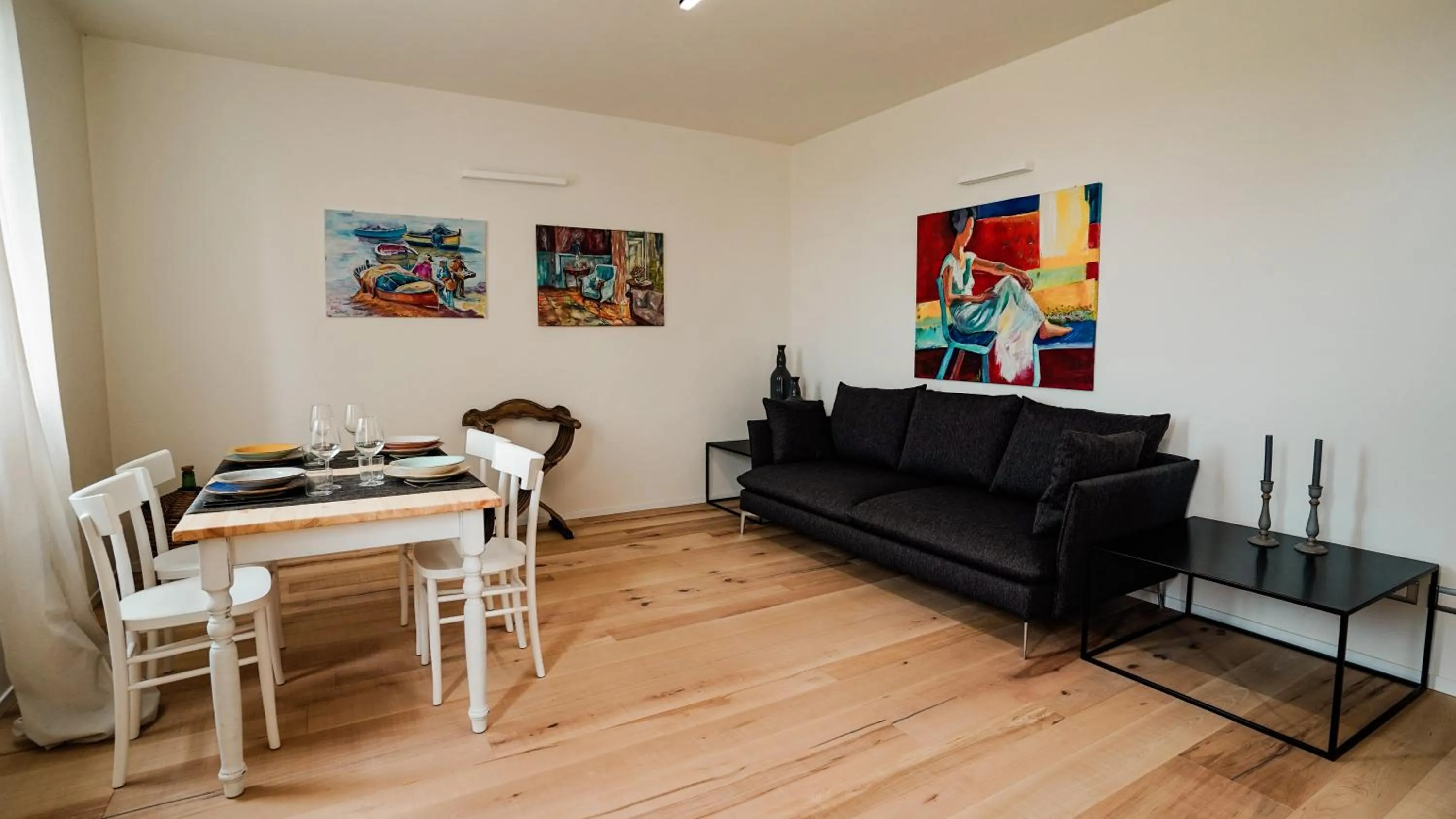 Living room in Casa Olivi Apartments