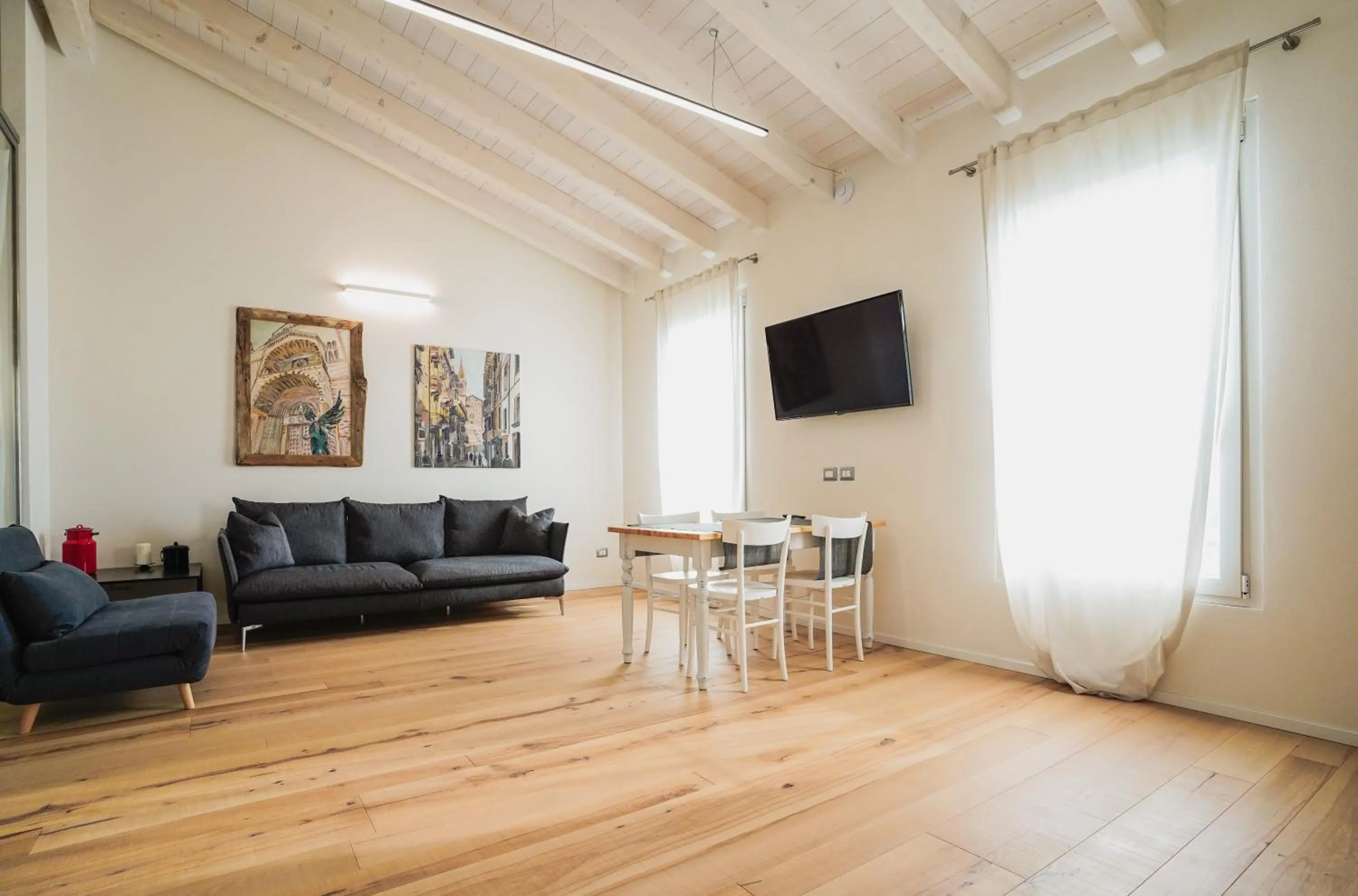 TV and multimedia in Casa Olivi Apartments