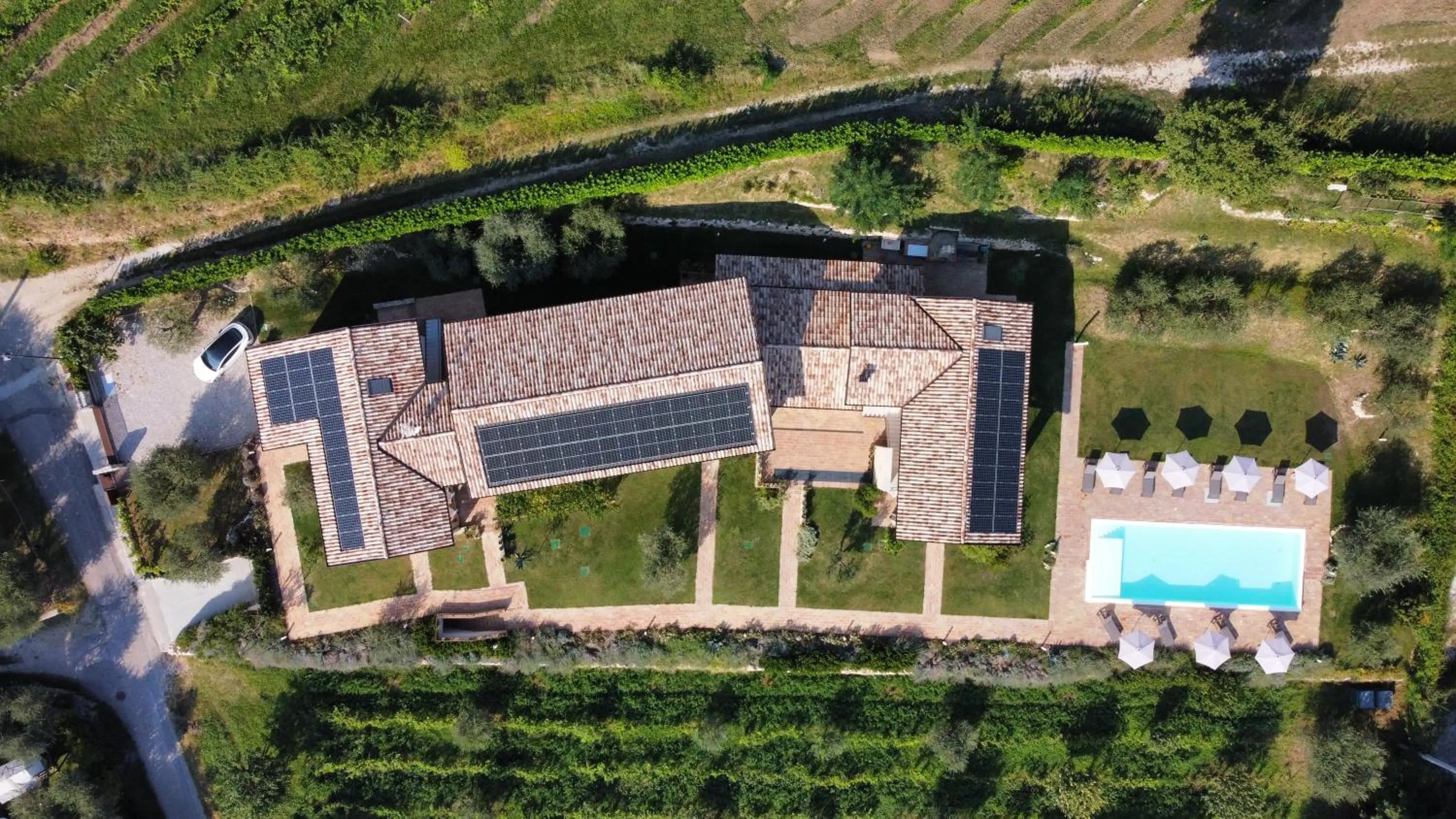 Garden in Casa Olivi Apartments