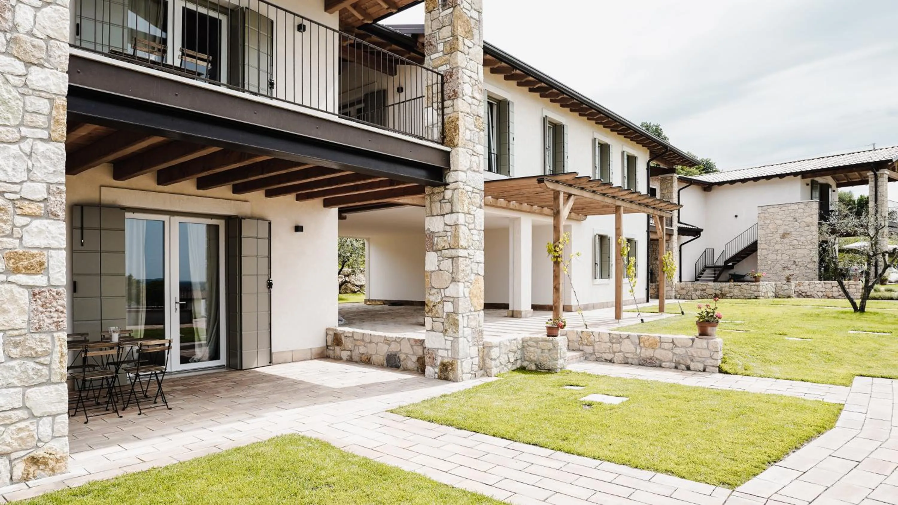 Patio in Casa Olivi Apartments