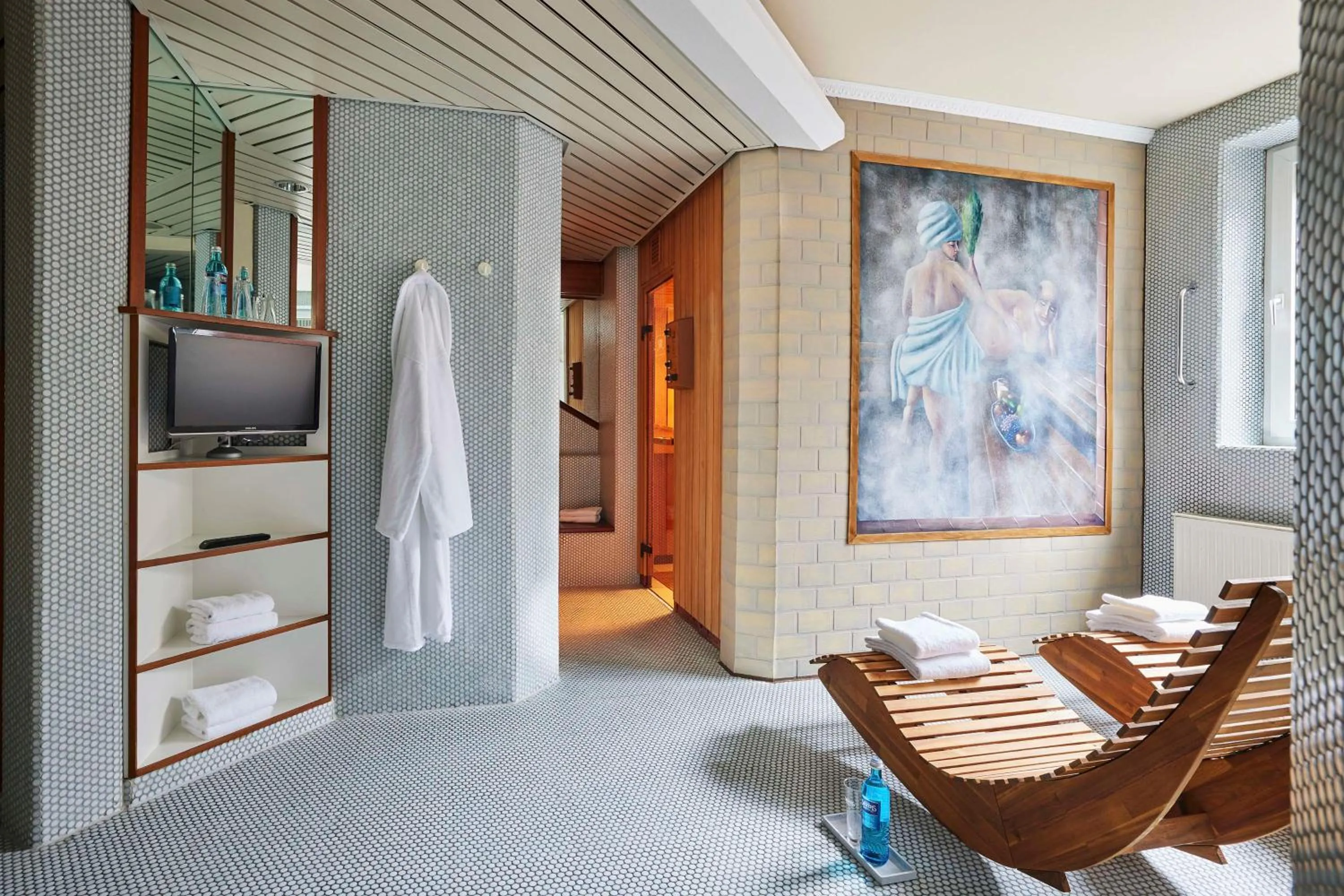 Spa and wellness centre/facilities, Bed in Best Western Raphael Hotel Altona