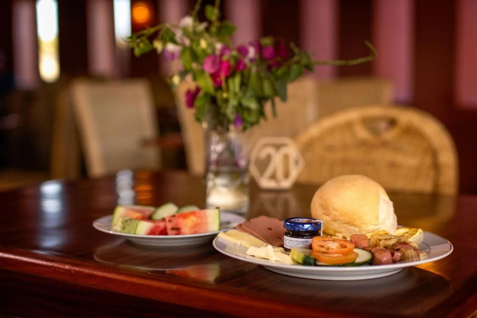 Breakfast in Bamboo Village Resort