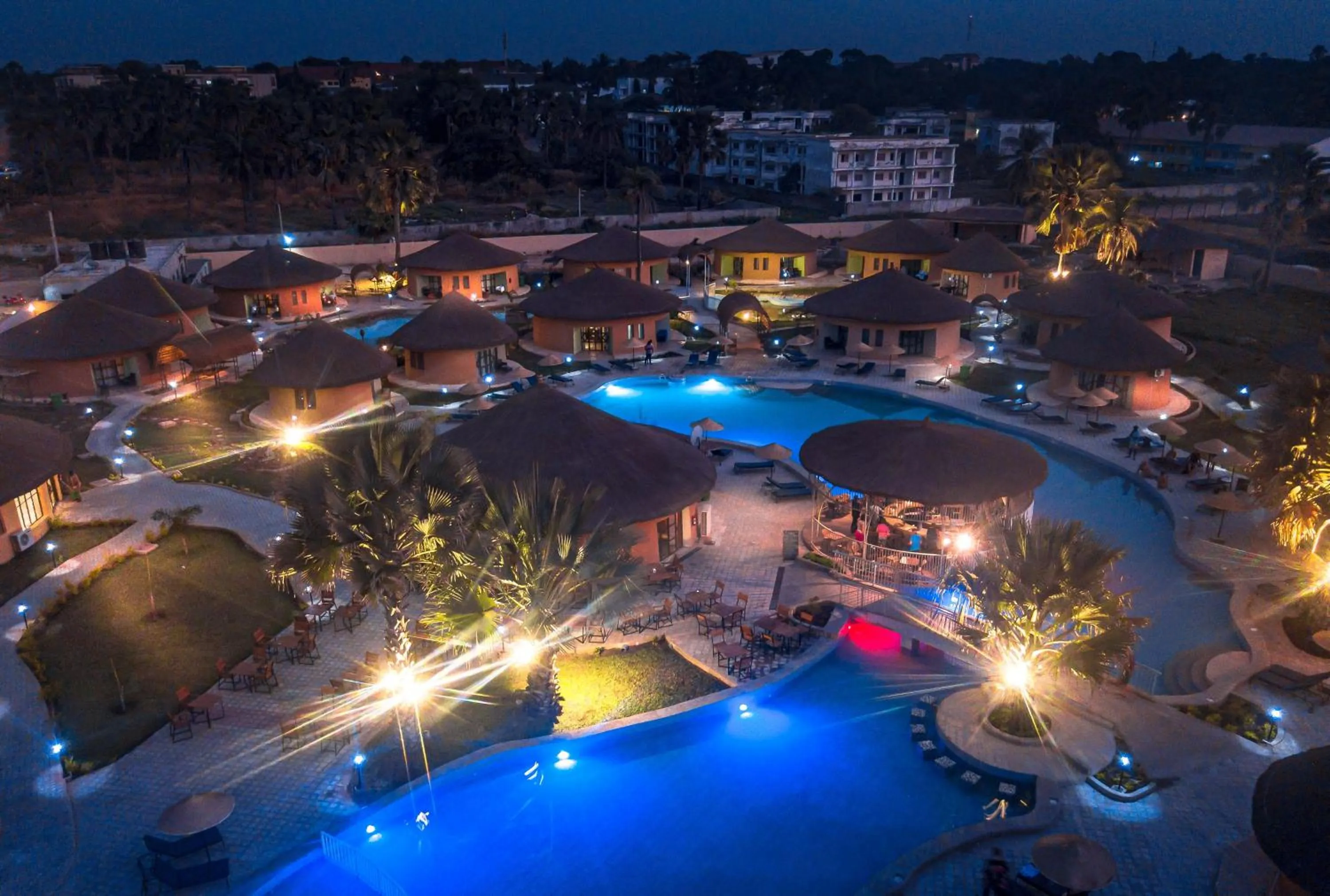 Bird's eye view in Bamboo Village Resort