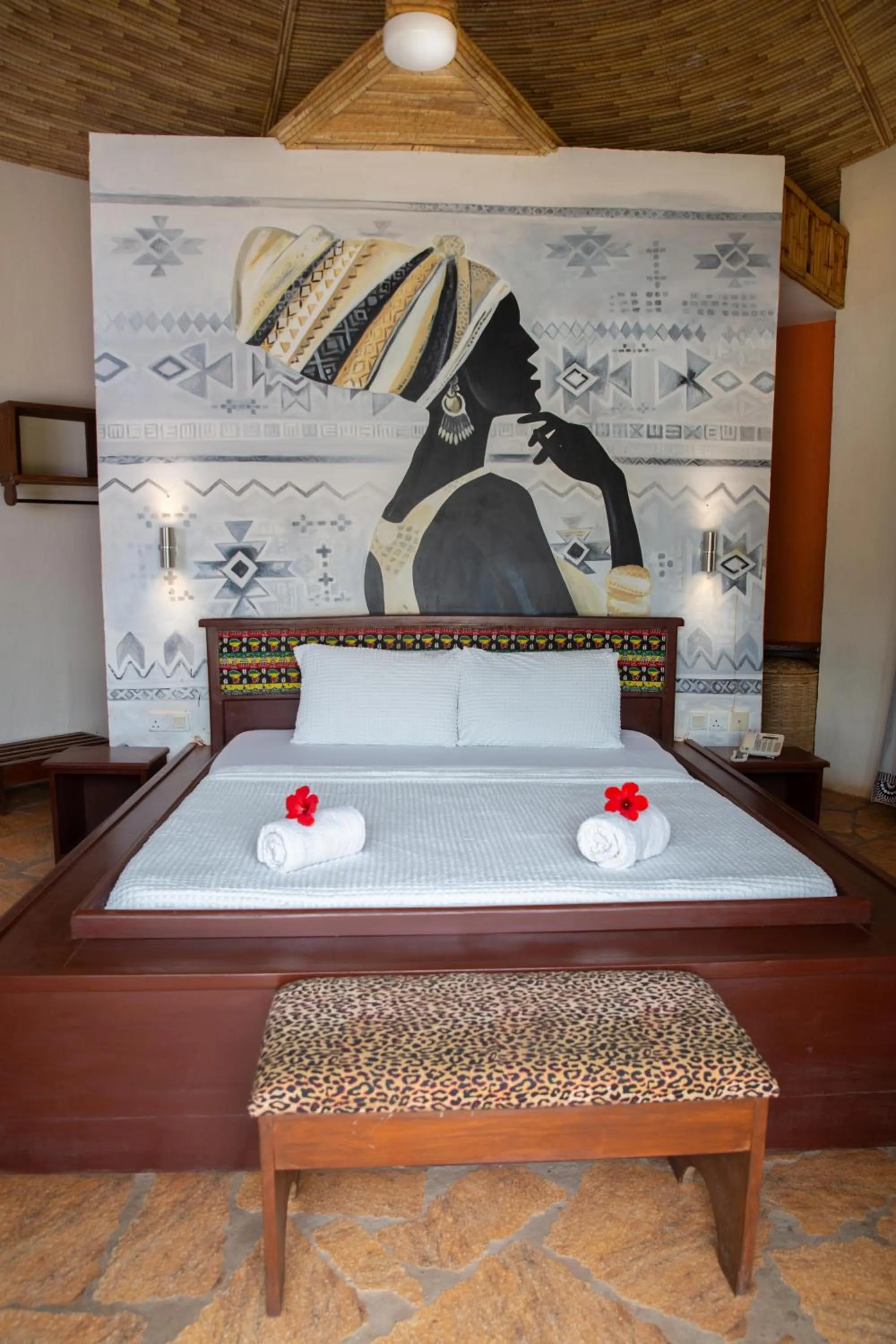 Bedroom in Bamboo Village Resort