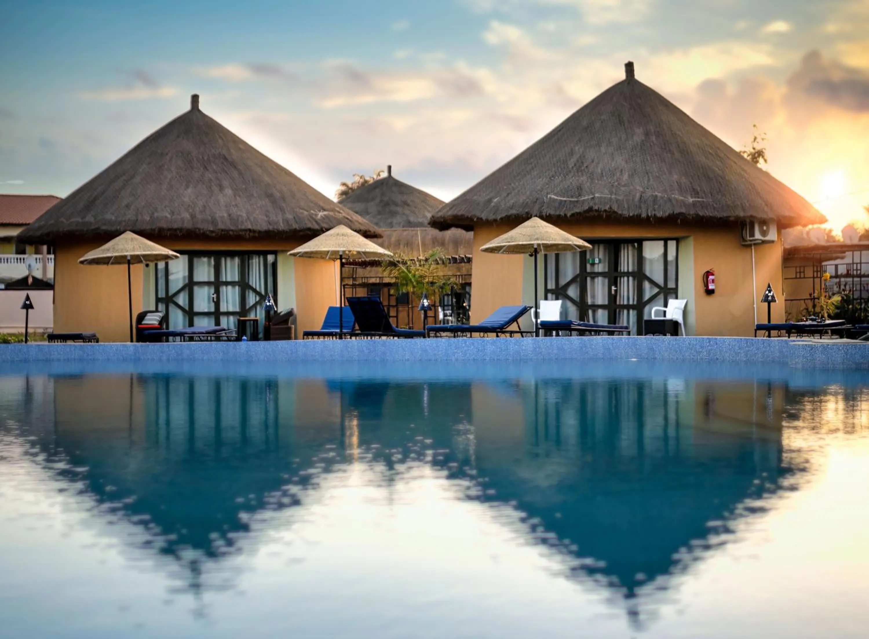 Swimming pool in Bamboo Village Resort