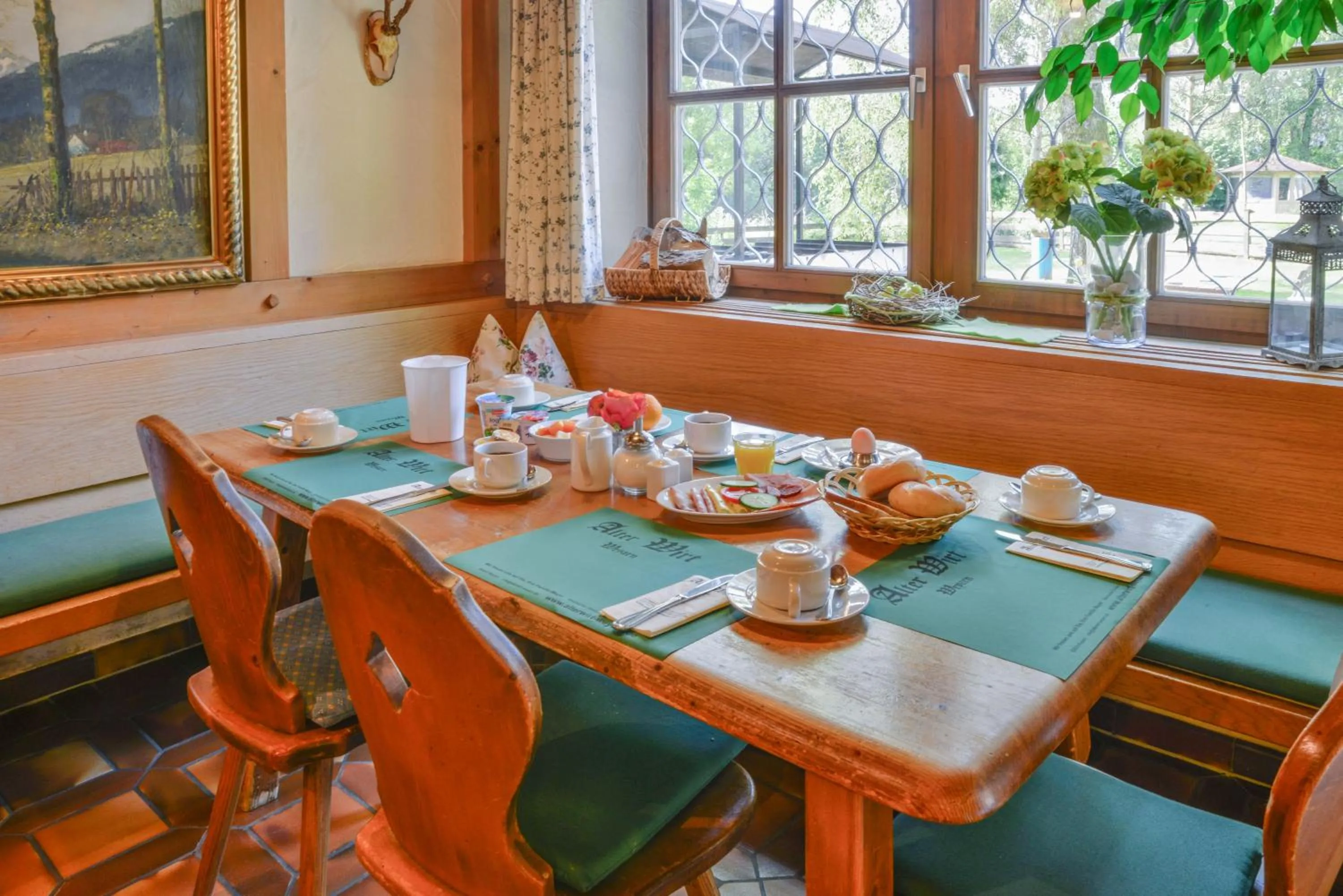 Buffet breakfast in Hotel Alter Wirt